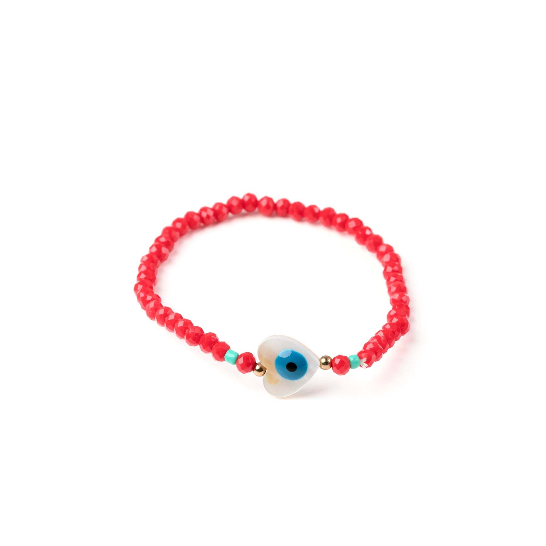 Heart Evil Eye Bracelet