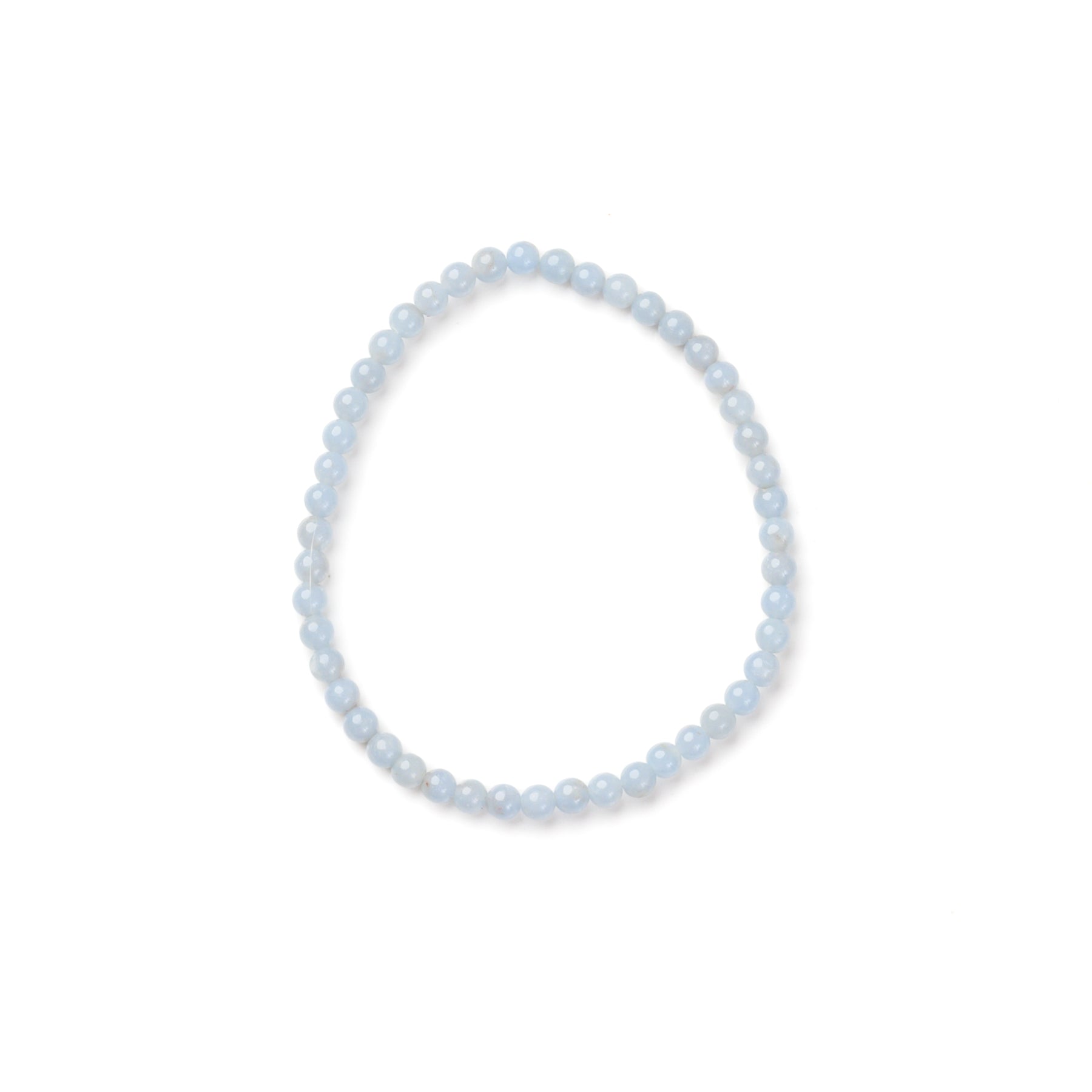 Angelite Bead Bracelet