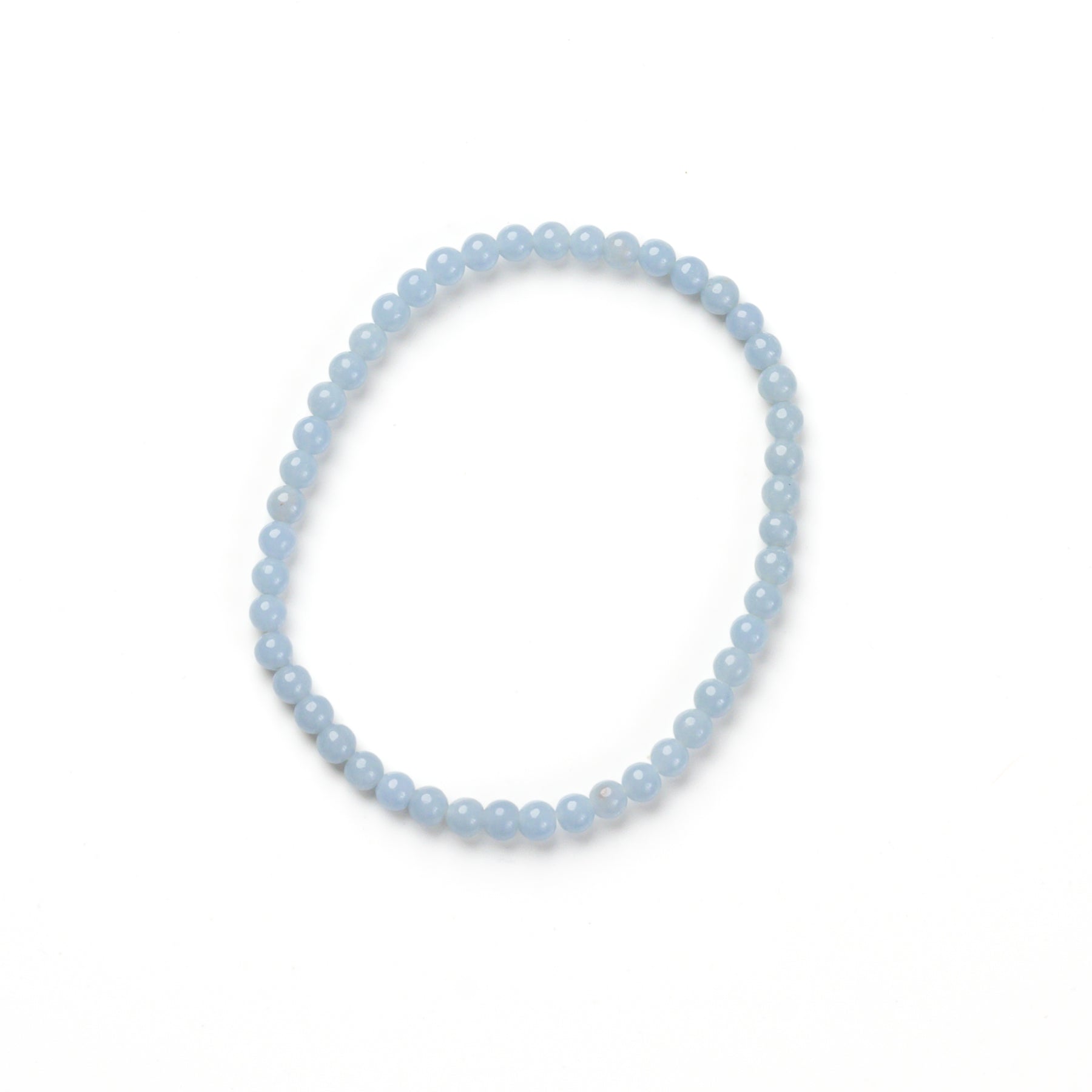 Angelite Bead Bracelet