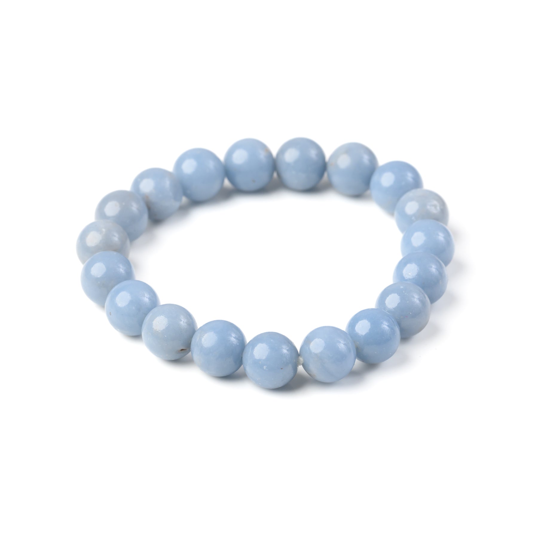 Angelite Bead Bracelet