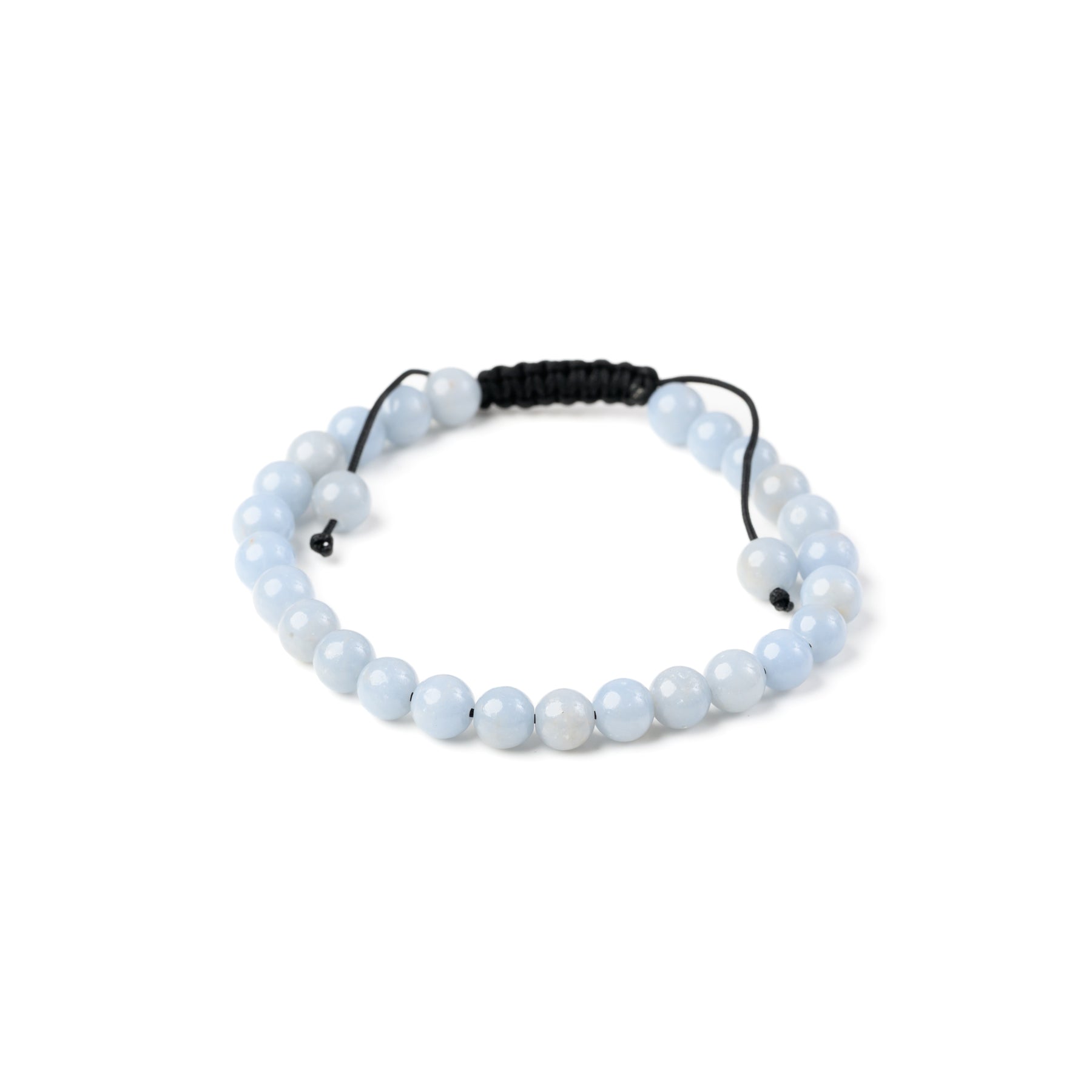 Angelite Bead Bracelet