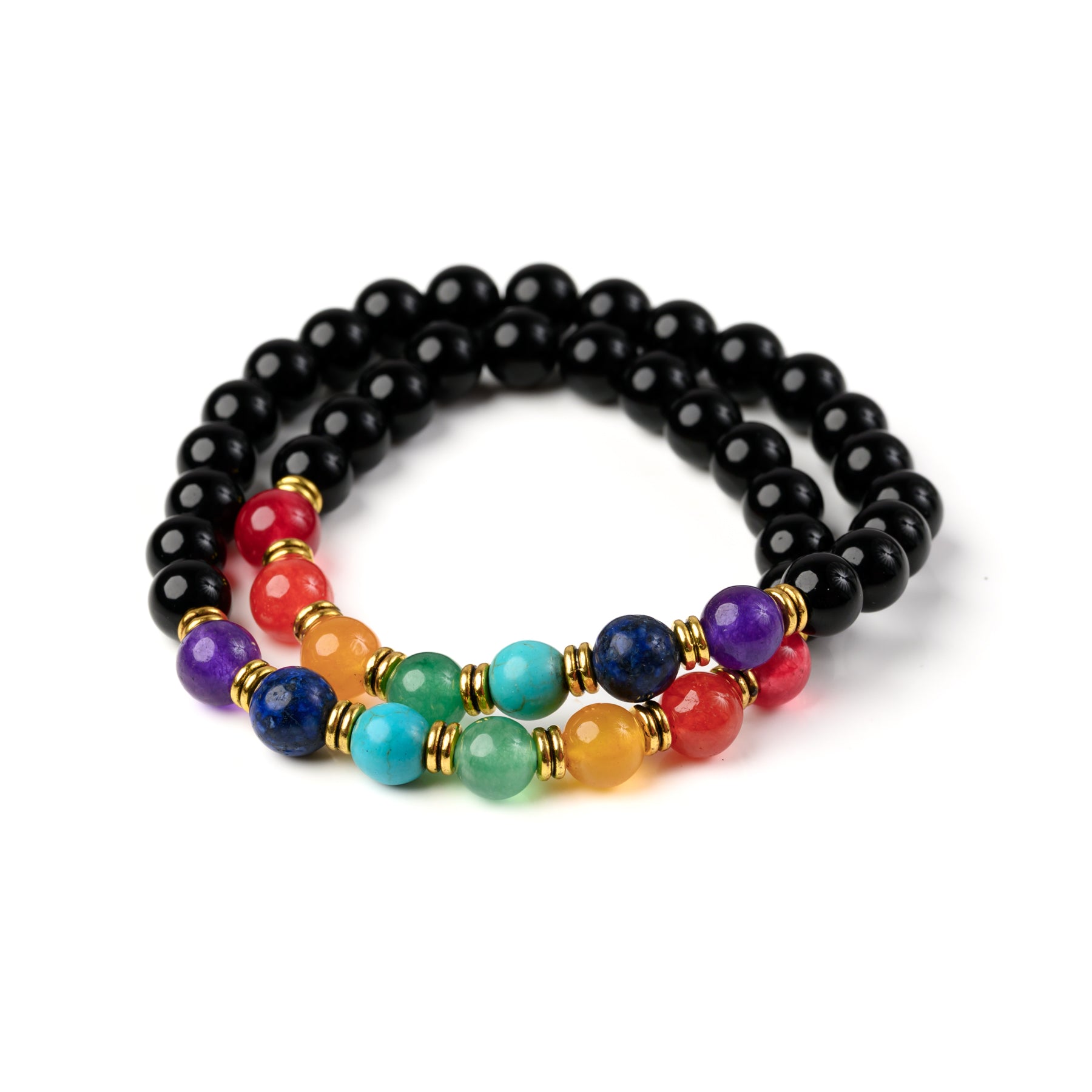 7 Chakra Stones Bead Bracelet