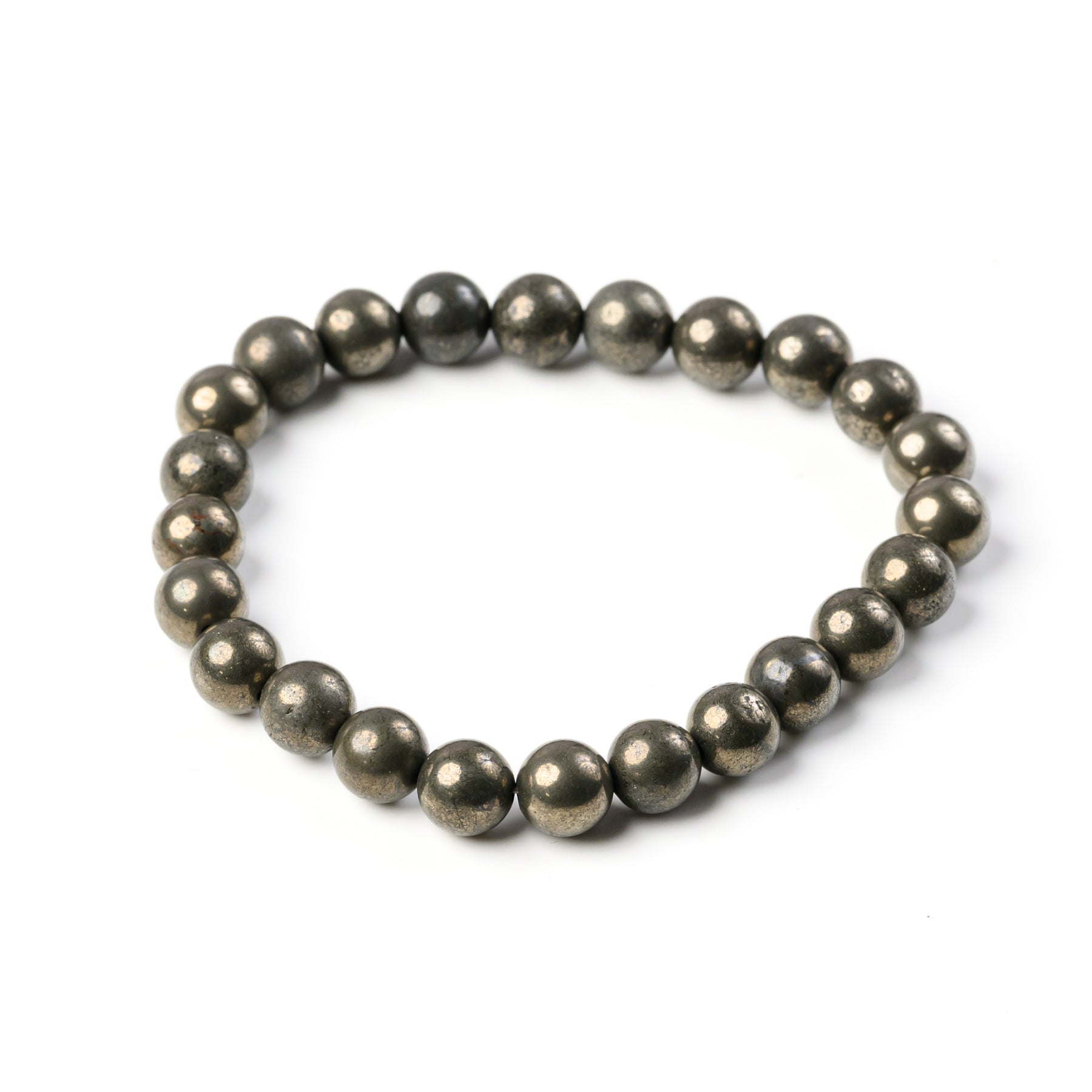 Pyrite Bead Bracelet