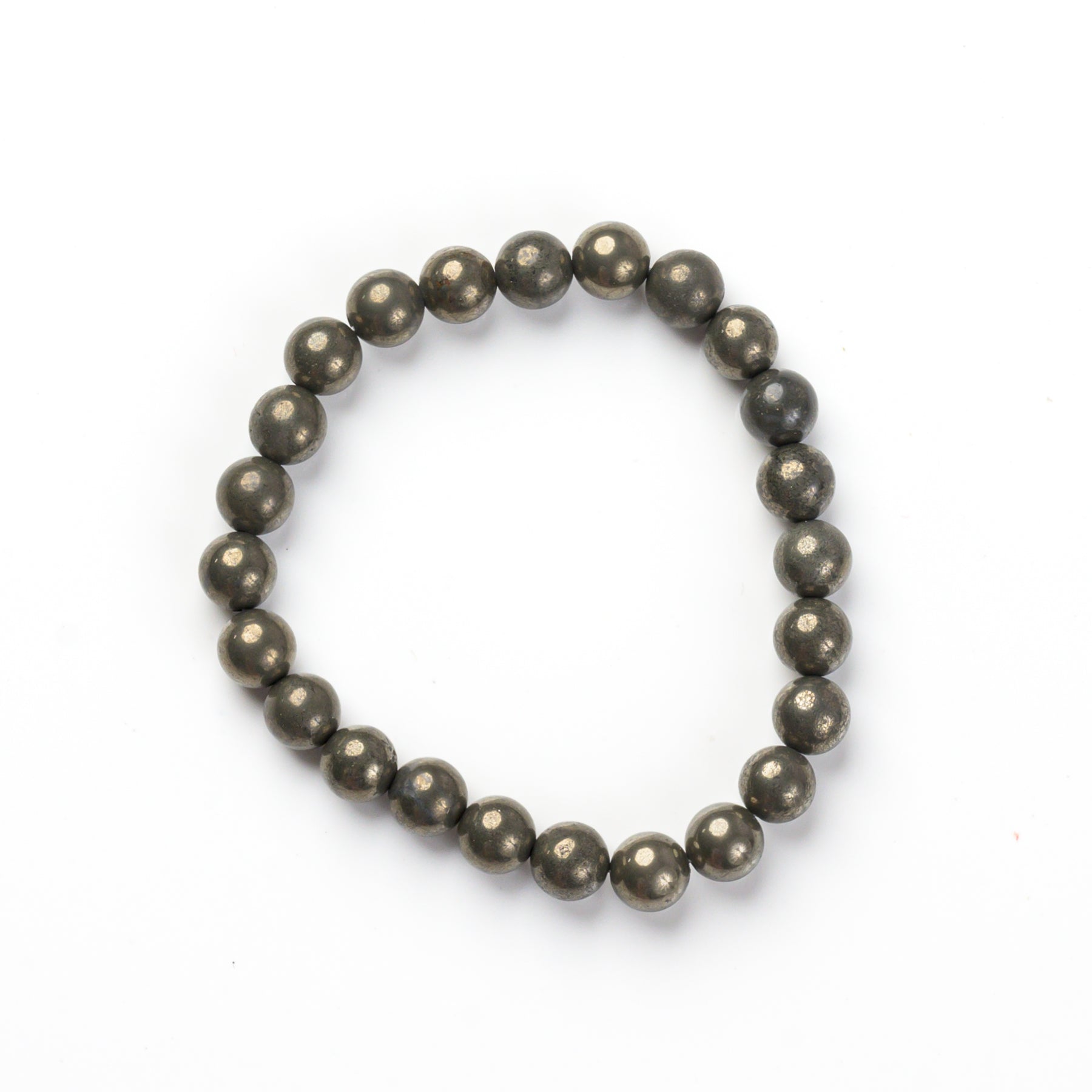 Pyrite Bead Bracelet