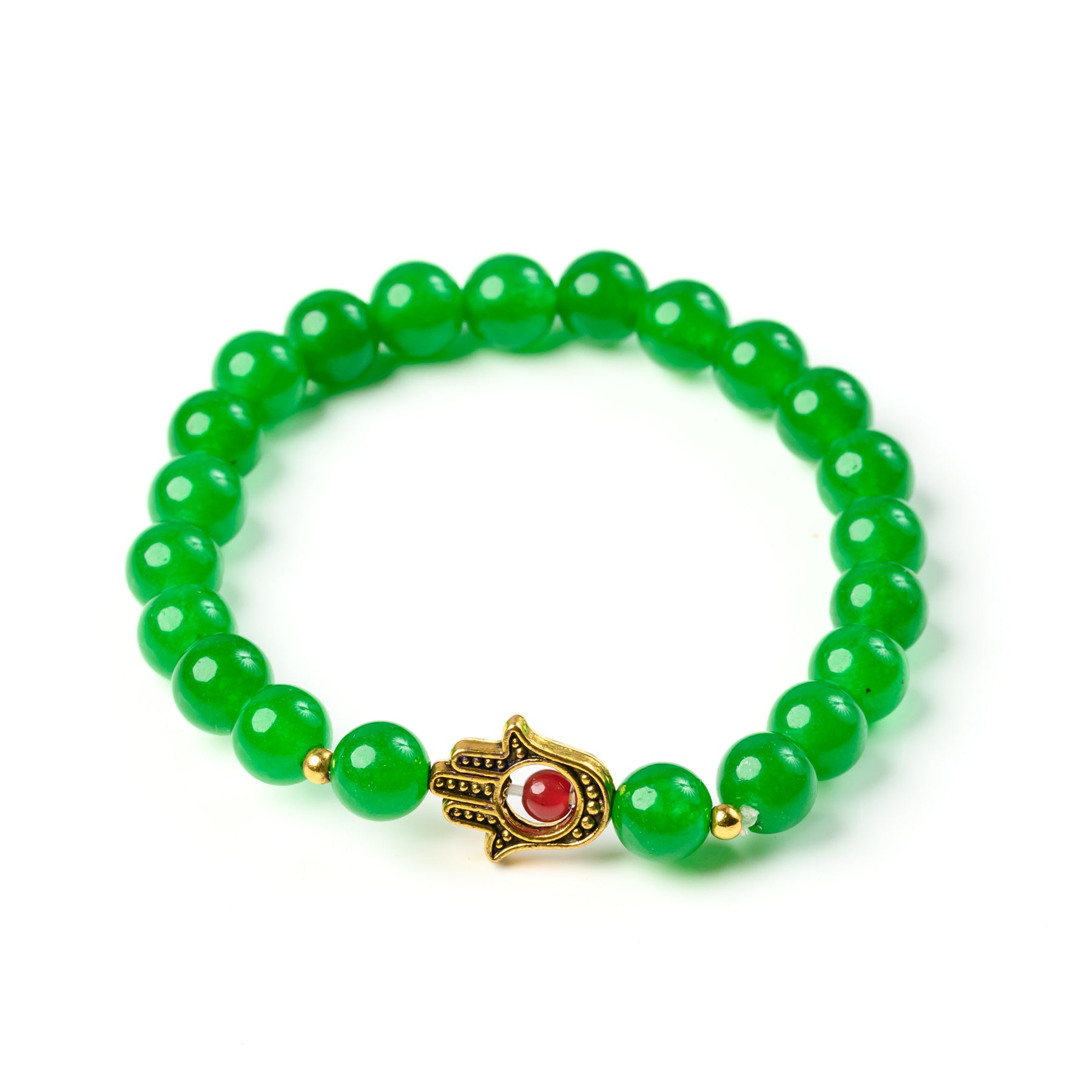 Hamsa Beaded Bracelet - 8mm