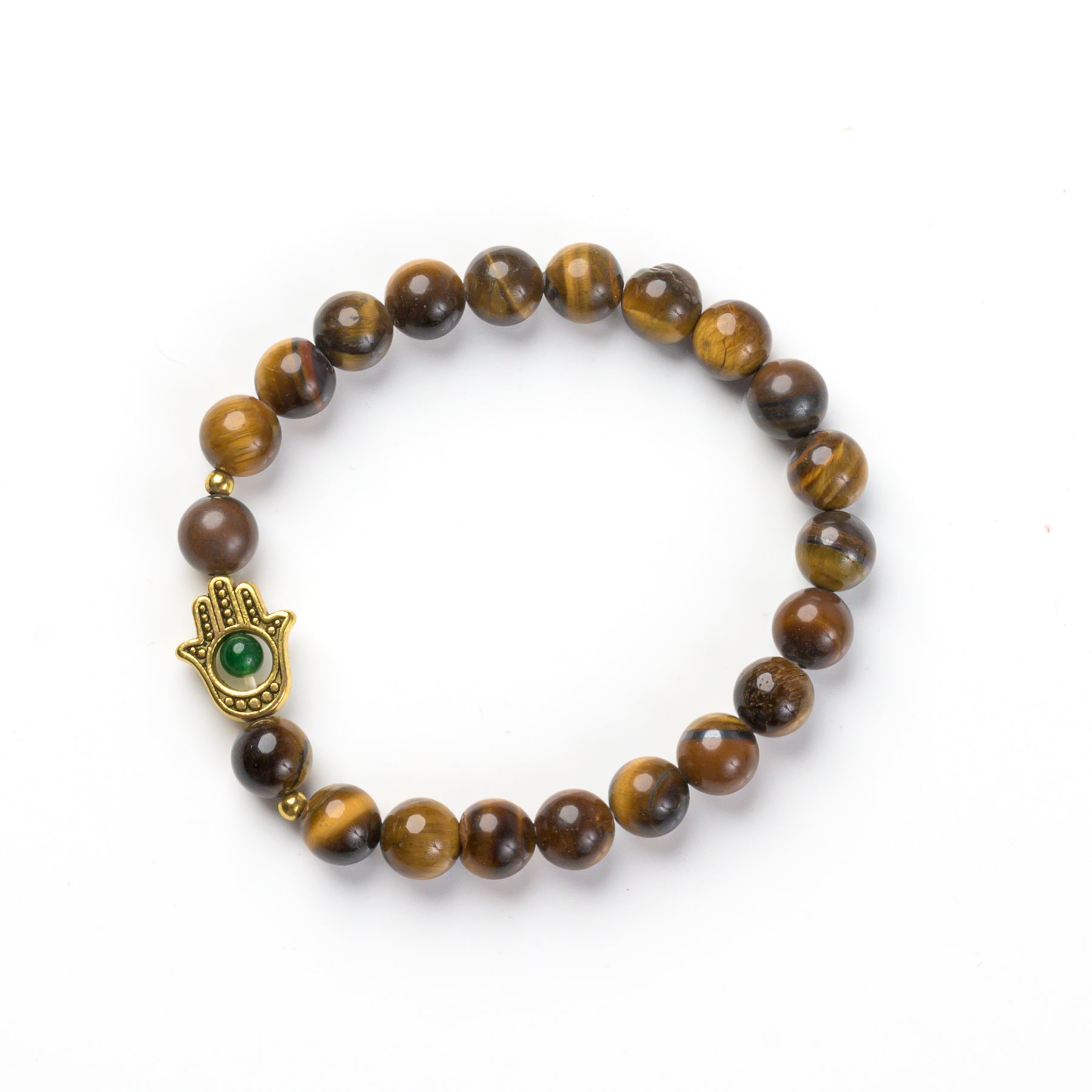 Hamsa Beaded Bracelet - 8mm