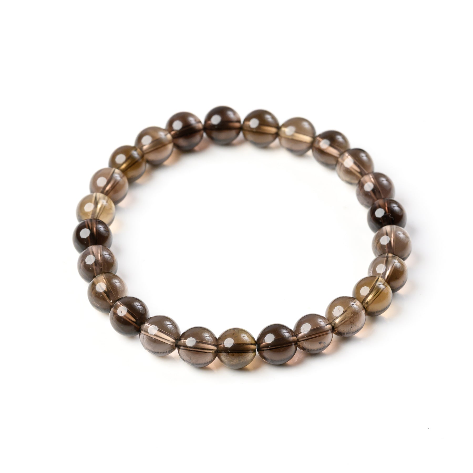 Smoky Quartz Bead Bracelet