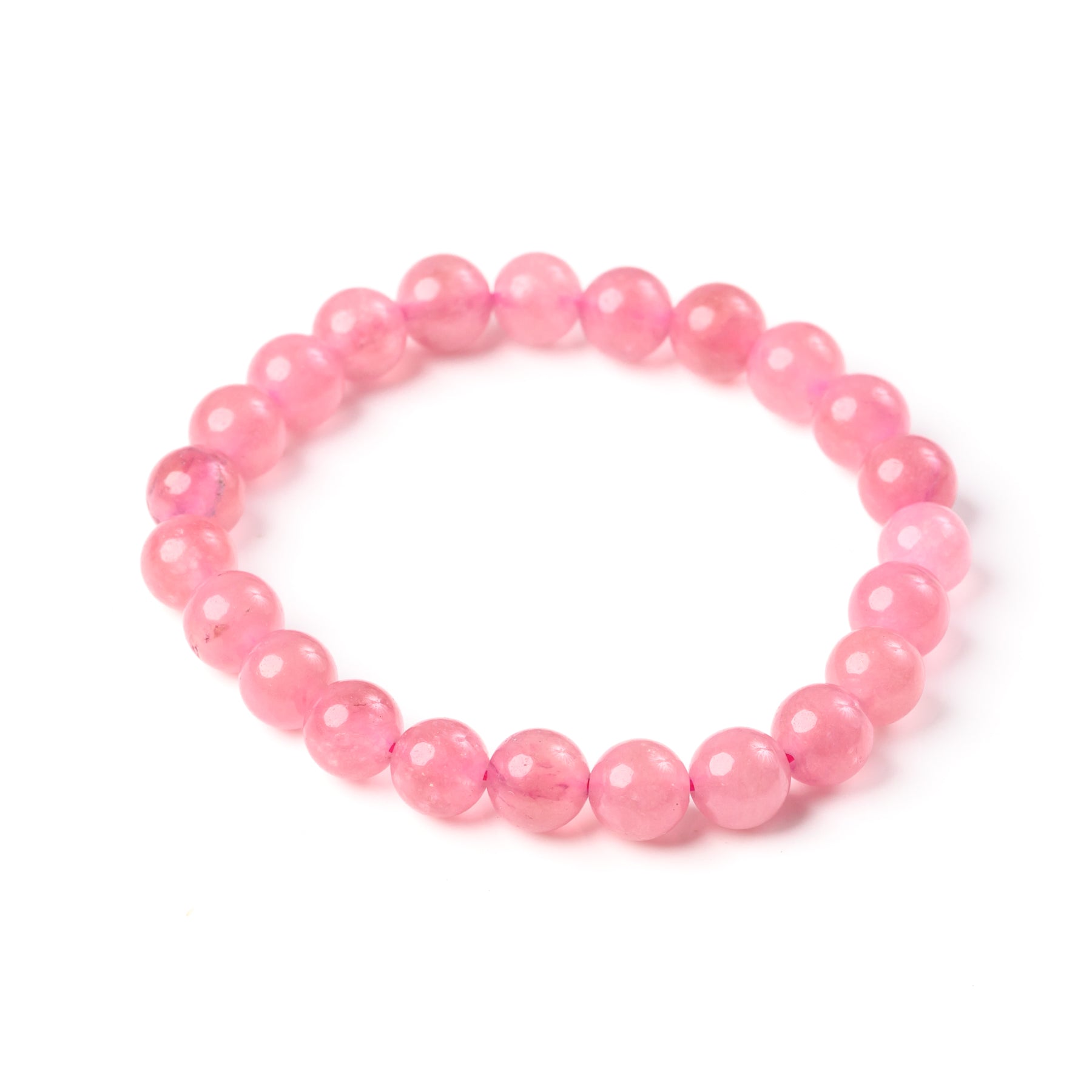 Strawberry Quartz Bead Bracelet