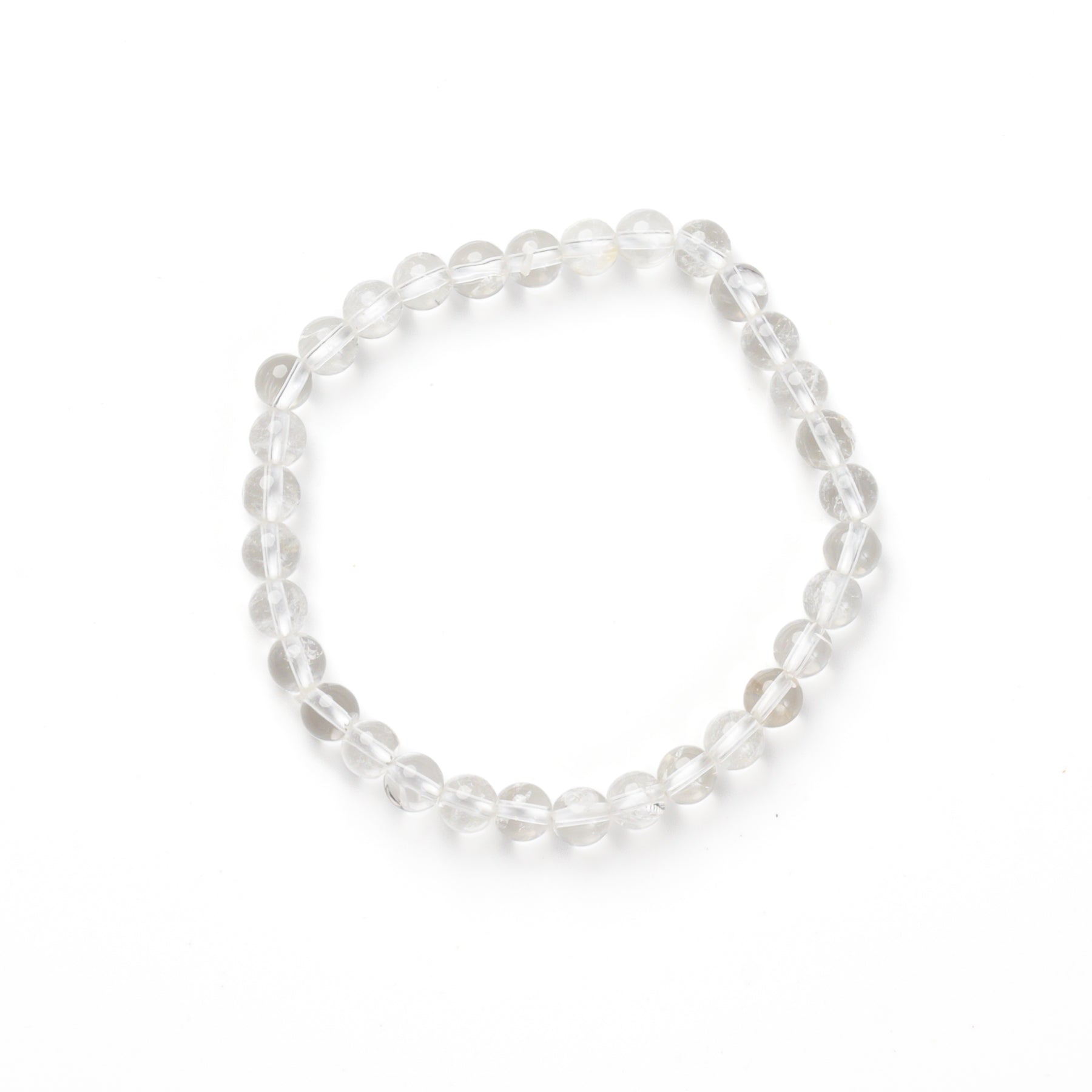 Clear Quartz Bead Bracelet