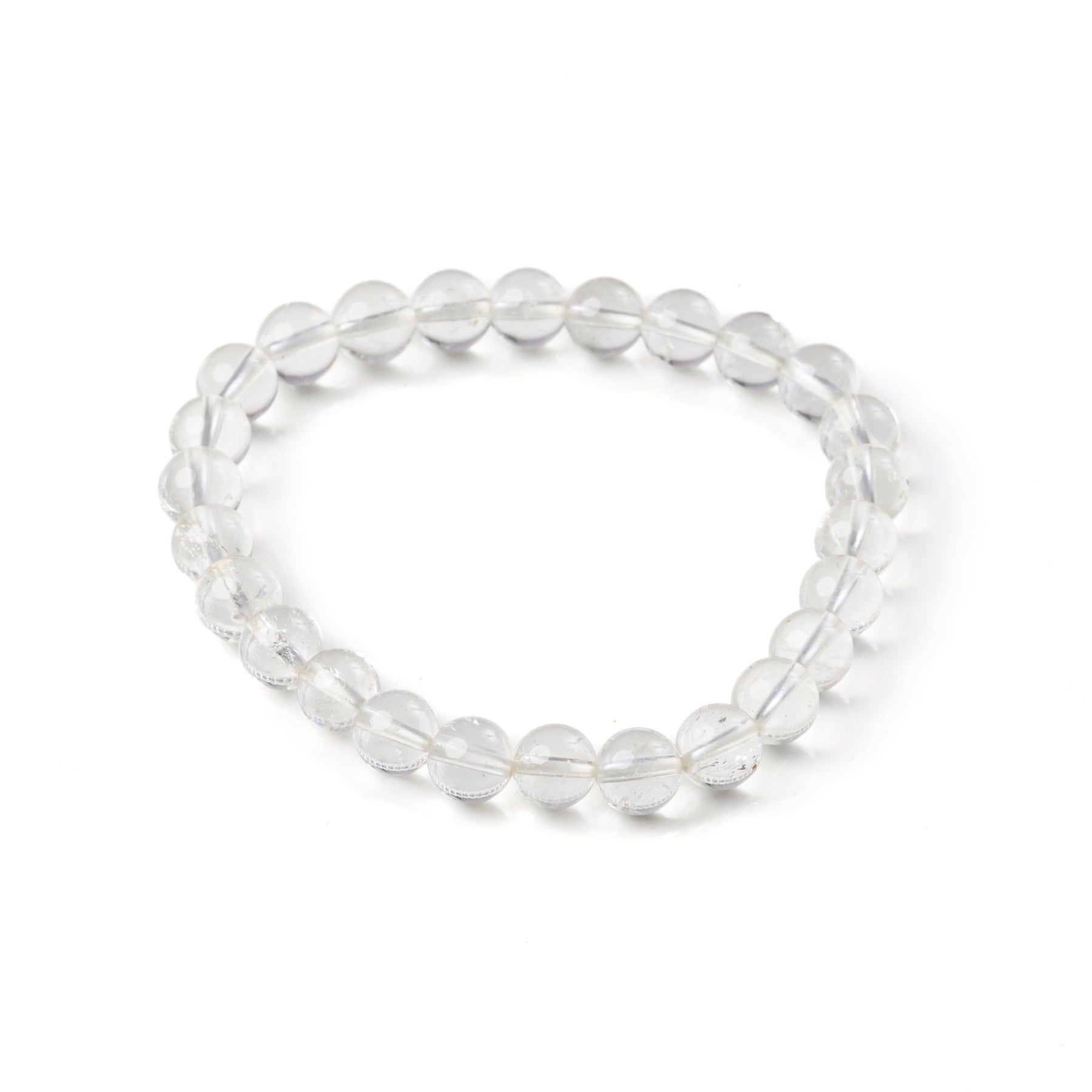 Clear Quartz Bead Bracelet
