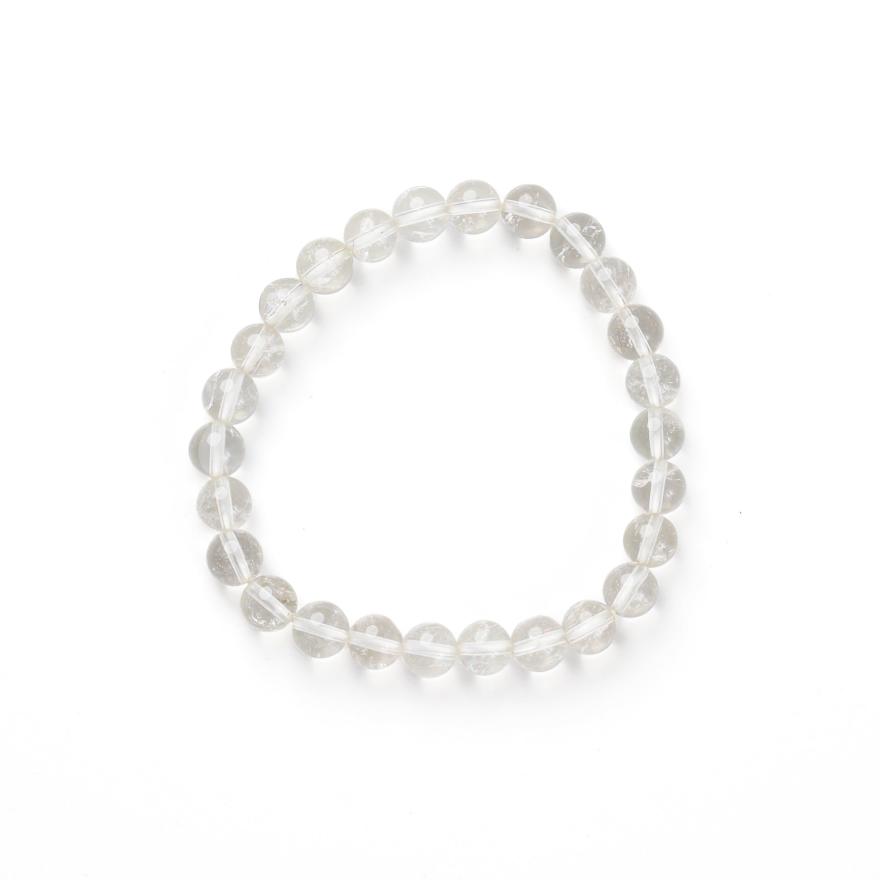 Clear Quartz Bead Bracelet