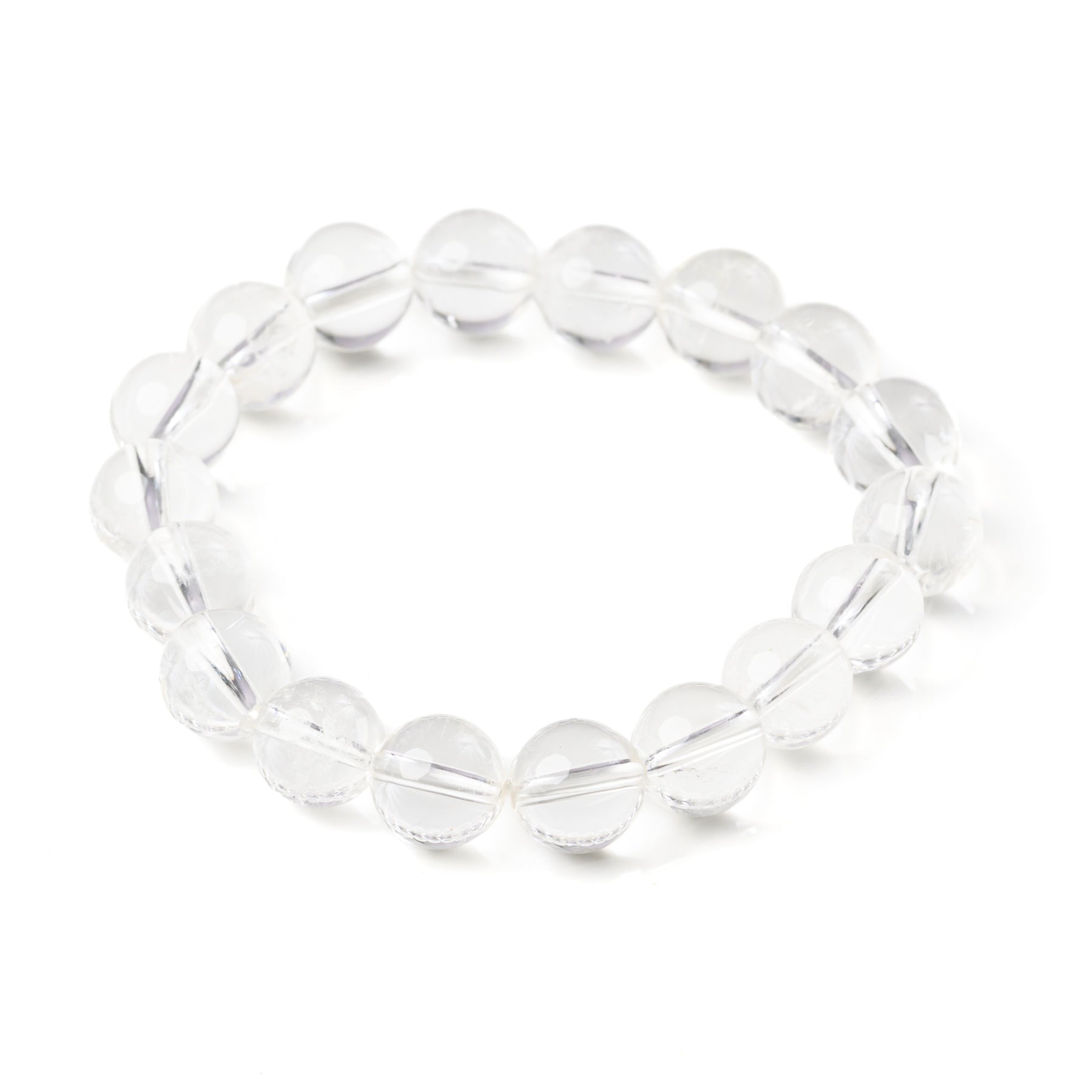 Clear Quartz Bead Bracelet