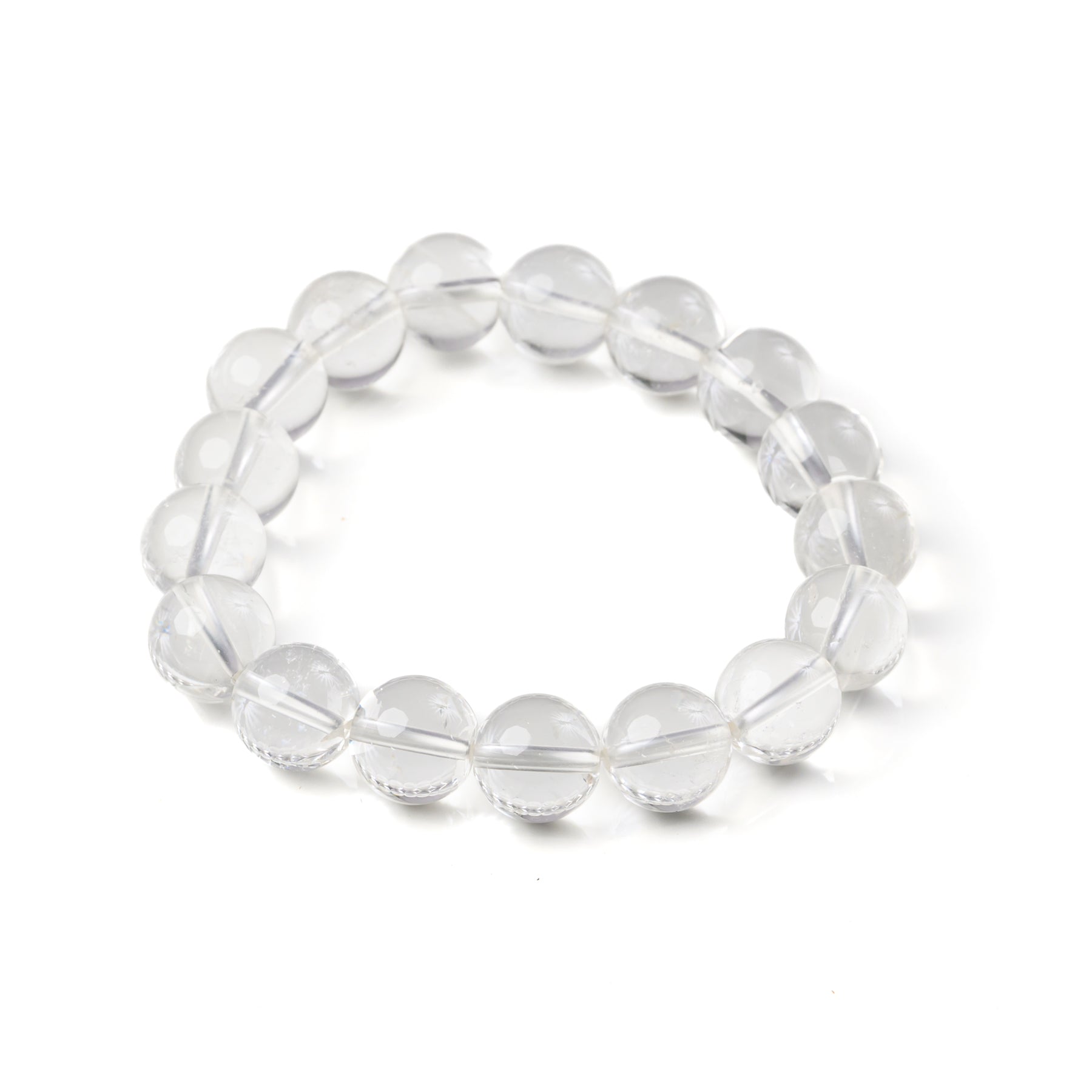 Clear Quartz Bead Bracelet