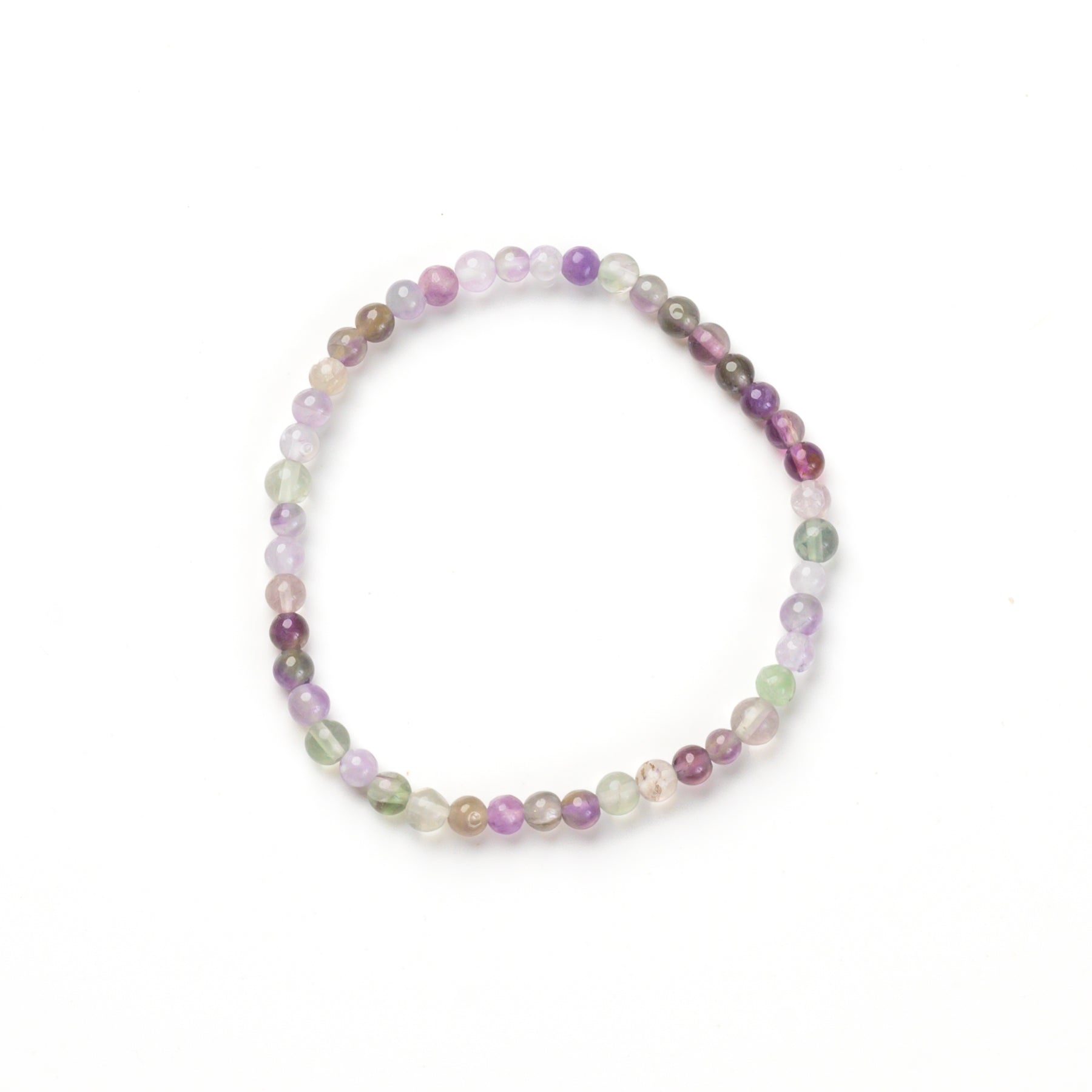 Fluorite Bead Bracelet
