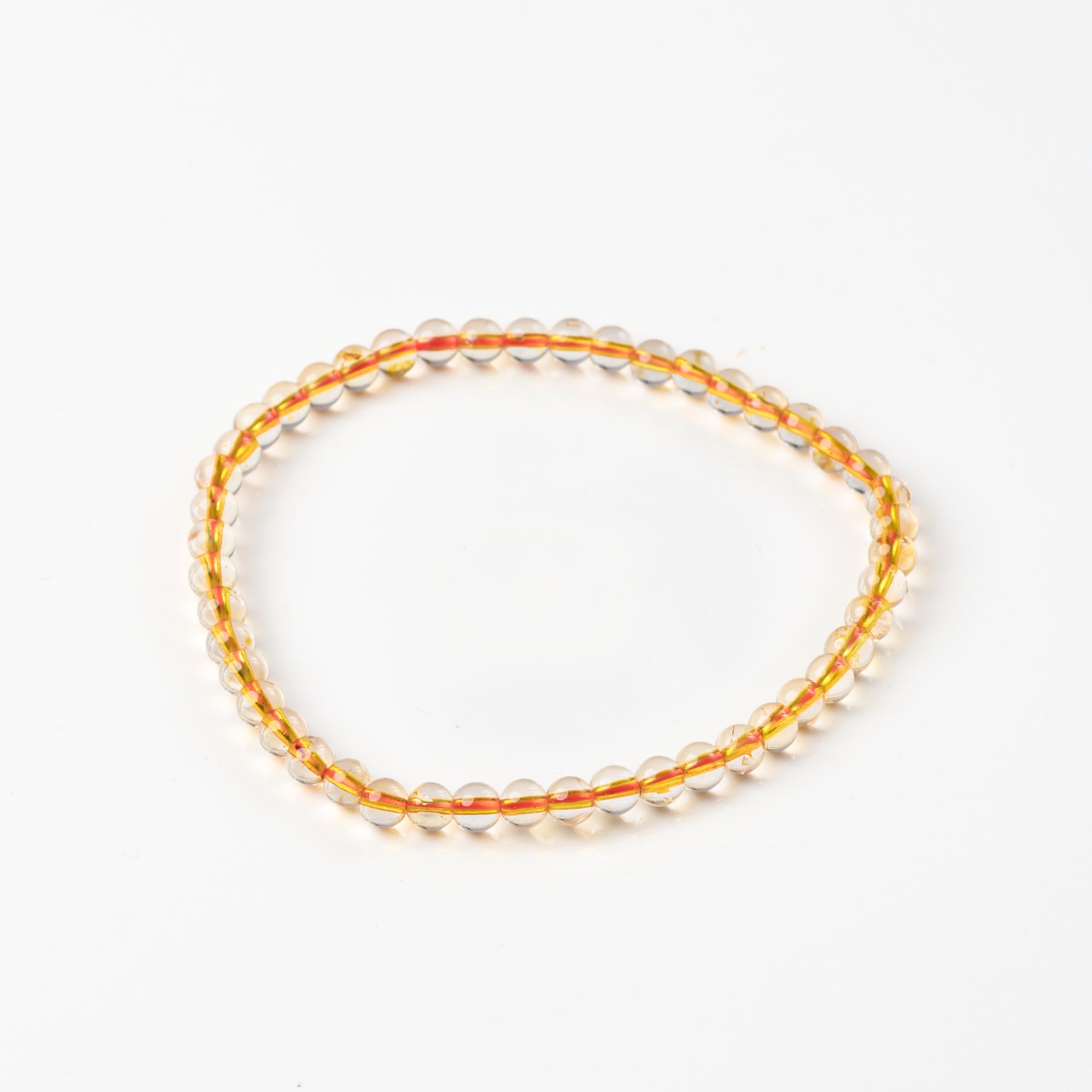 Citrine Bead Bracelet