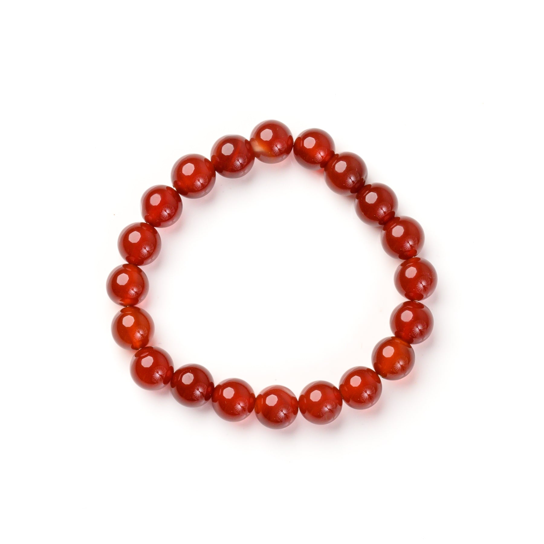 Carnelian Bead Bracelet