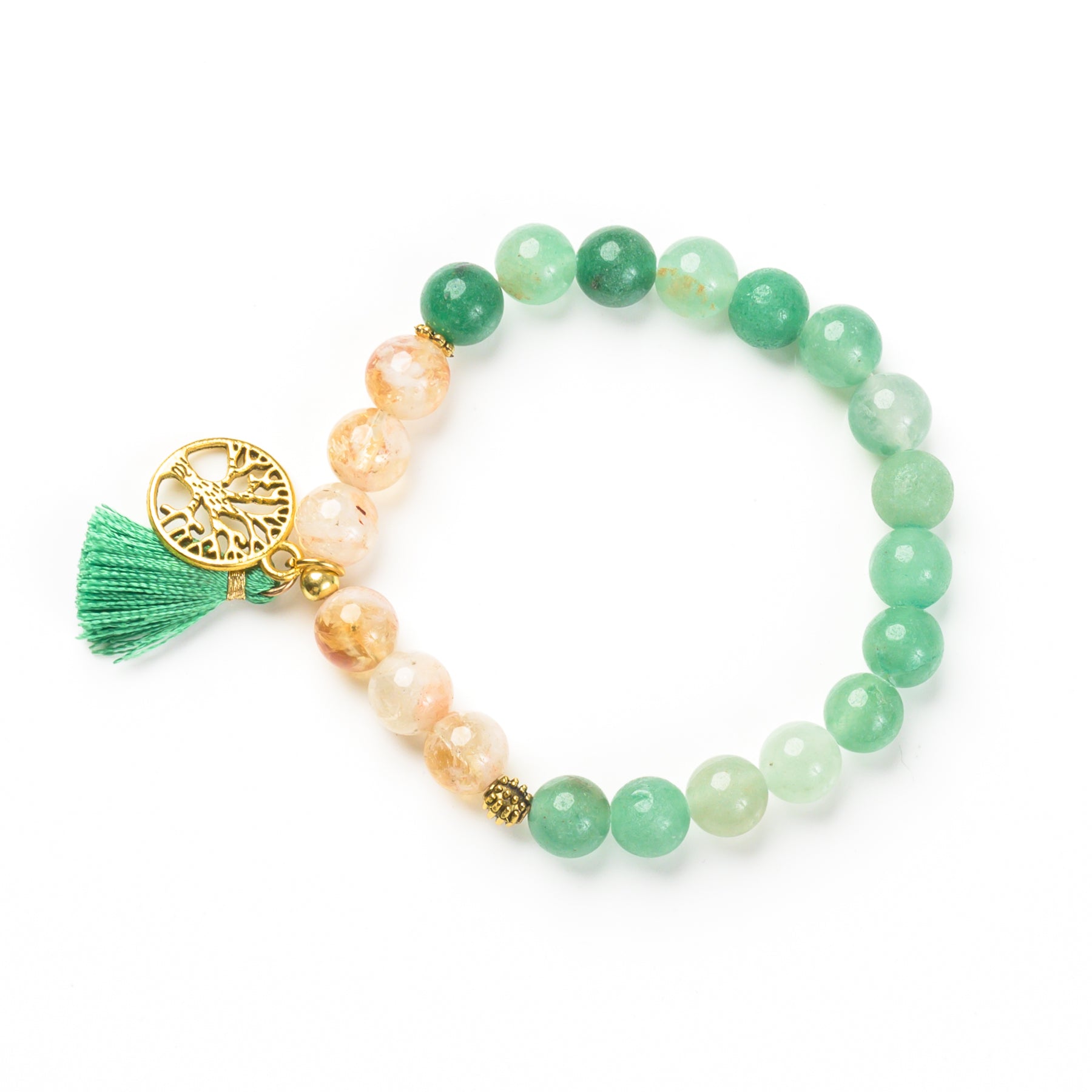 Aventurine with Citrine
