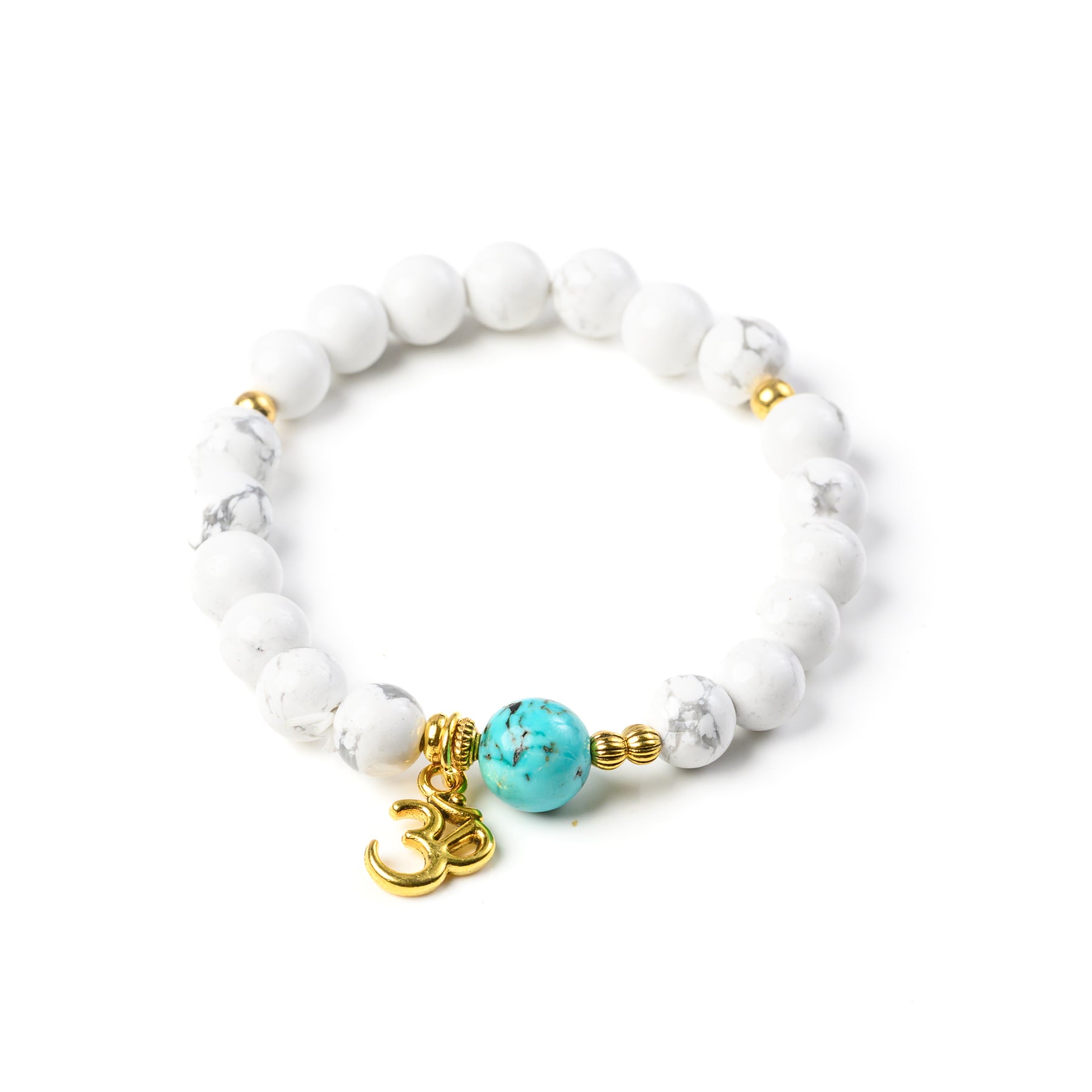 Howlite with Turquoise