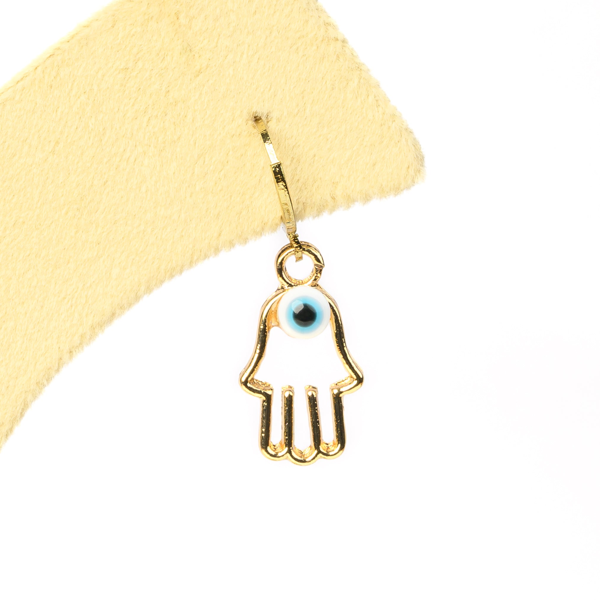 Hamsa Hoop Earrings