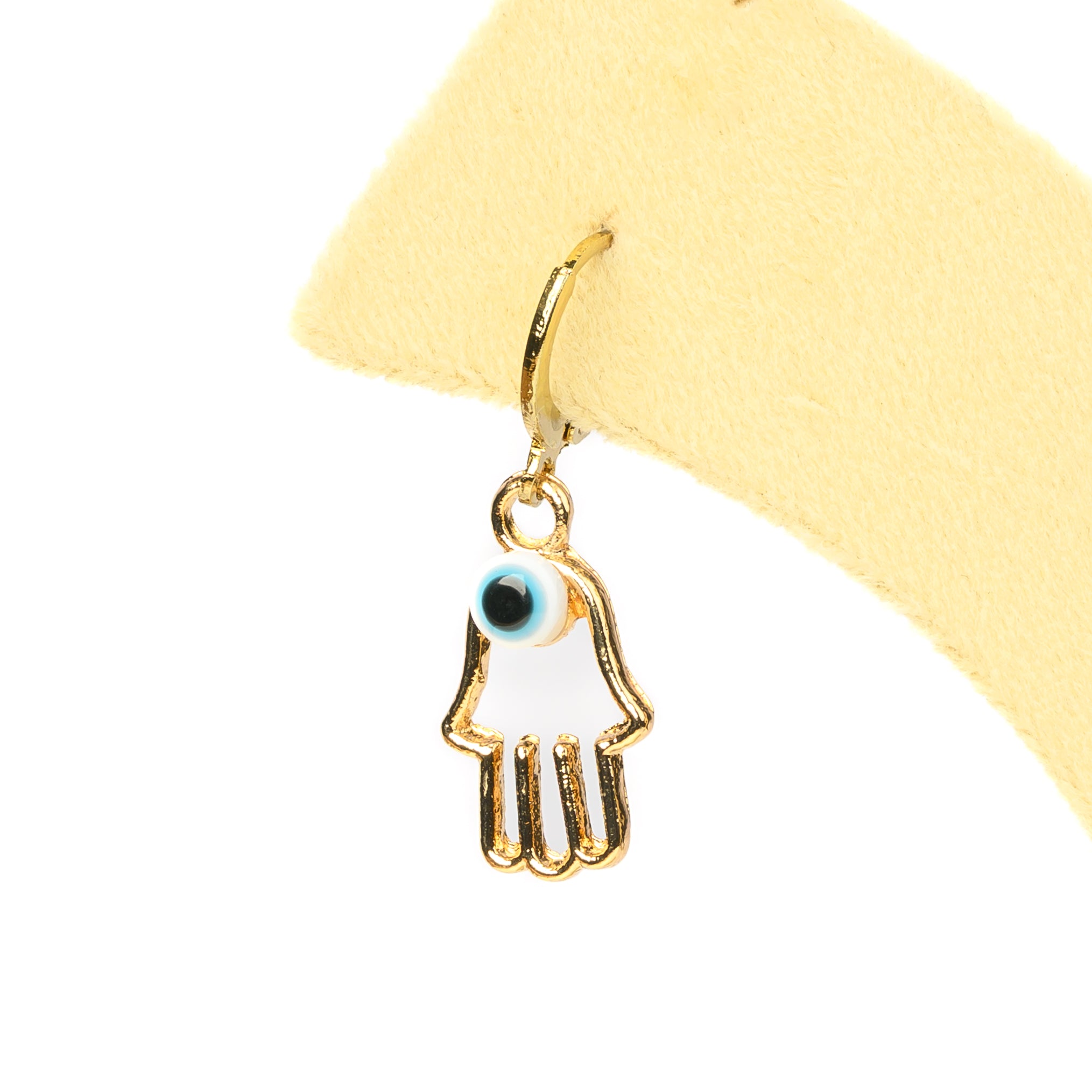 Hamsa Hoop Earrings