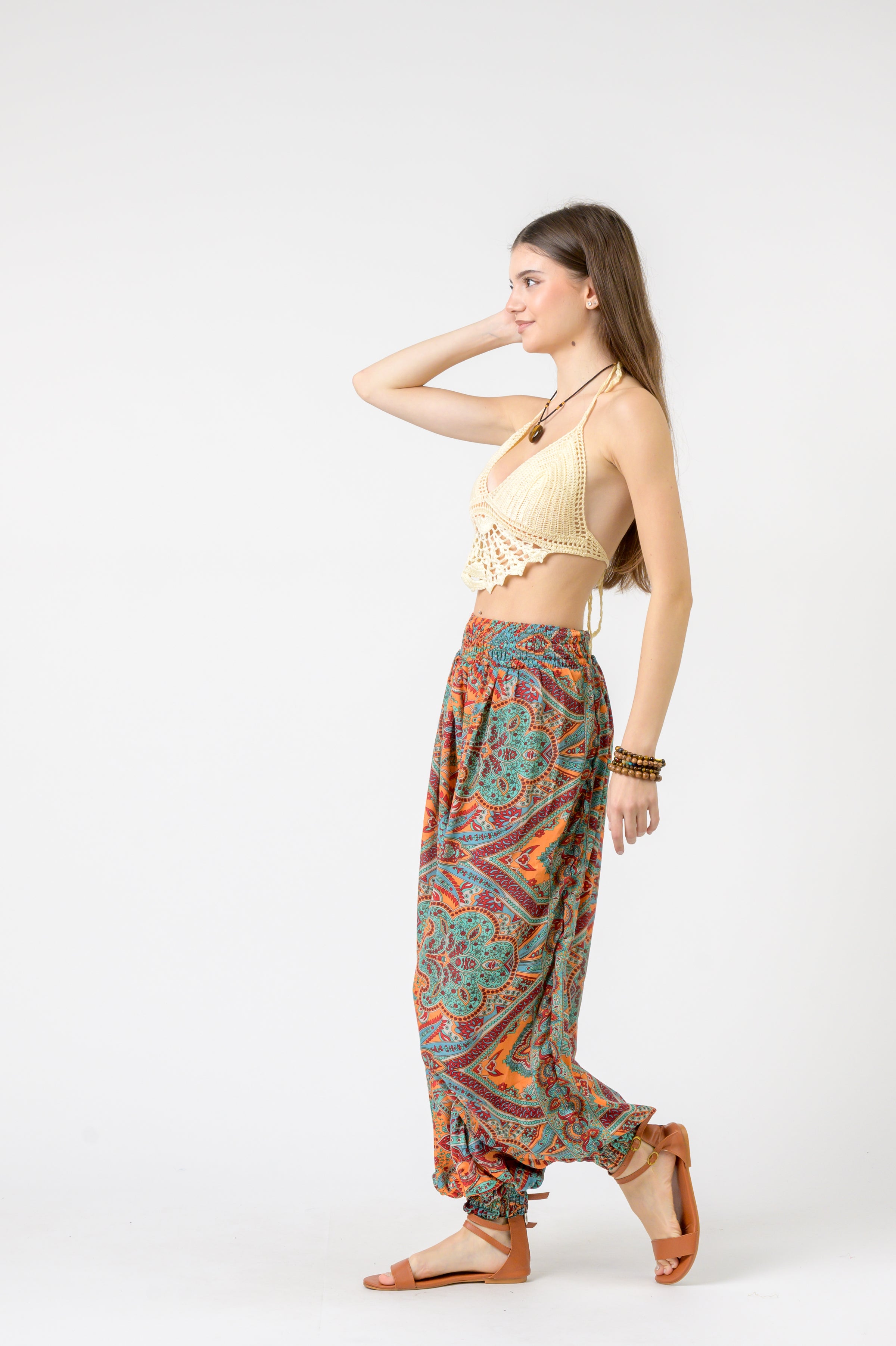 Rhea Printed Boho Pants