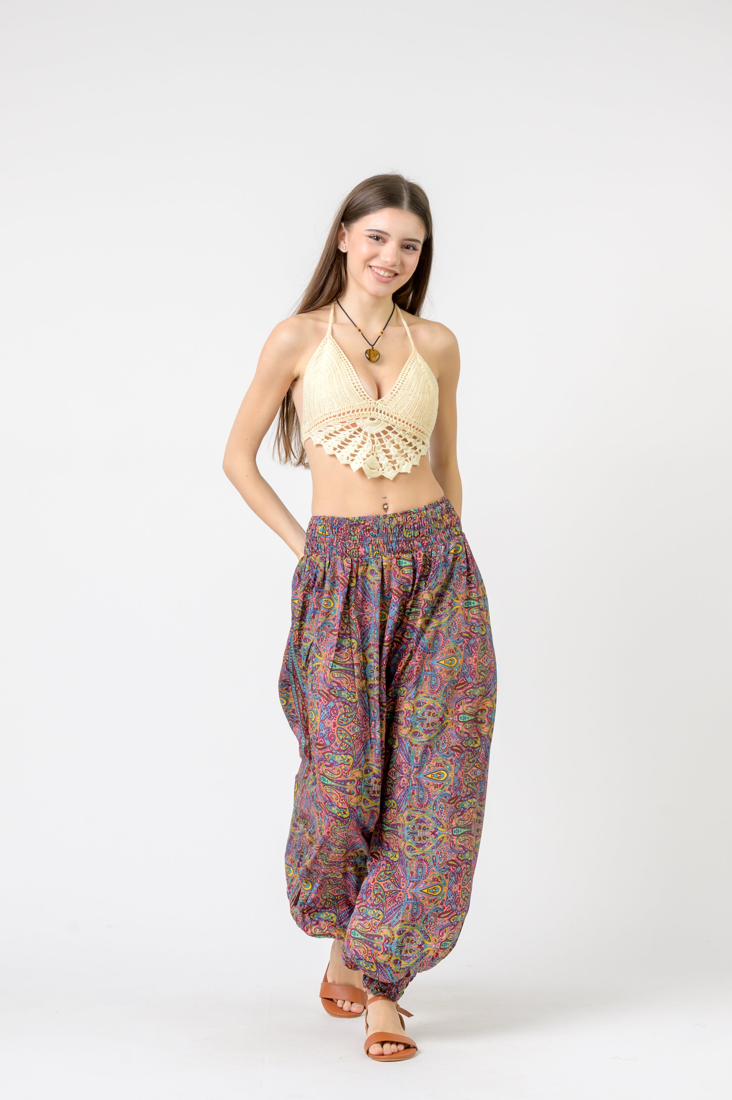 Rhea Printed Boho Pants (Assorted)