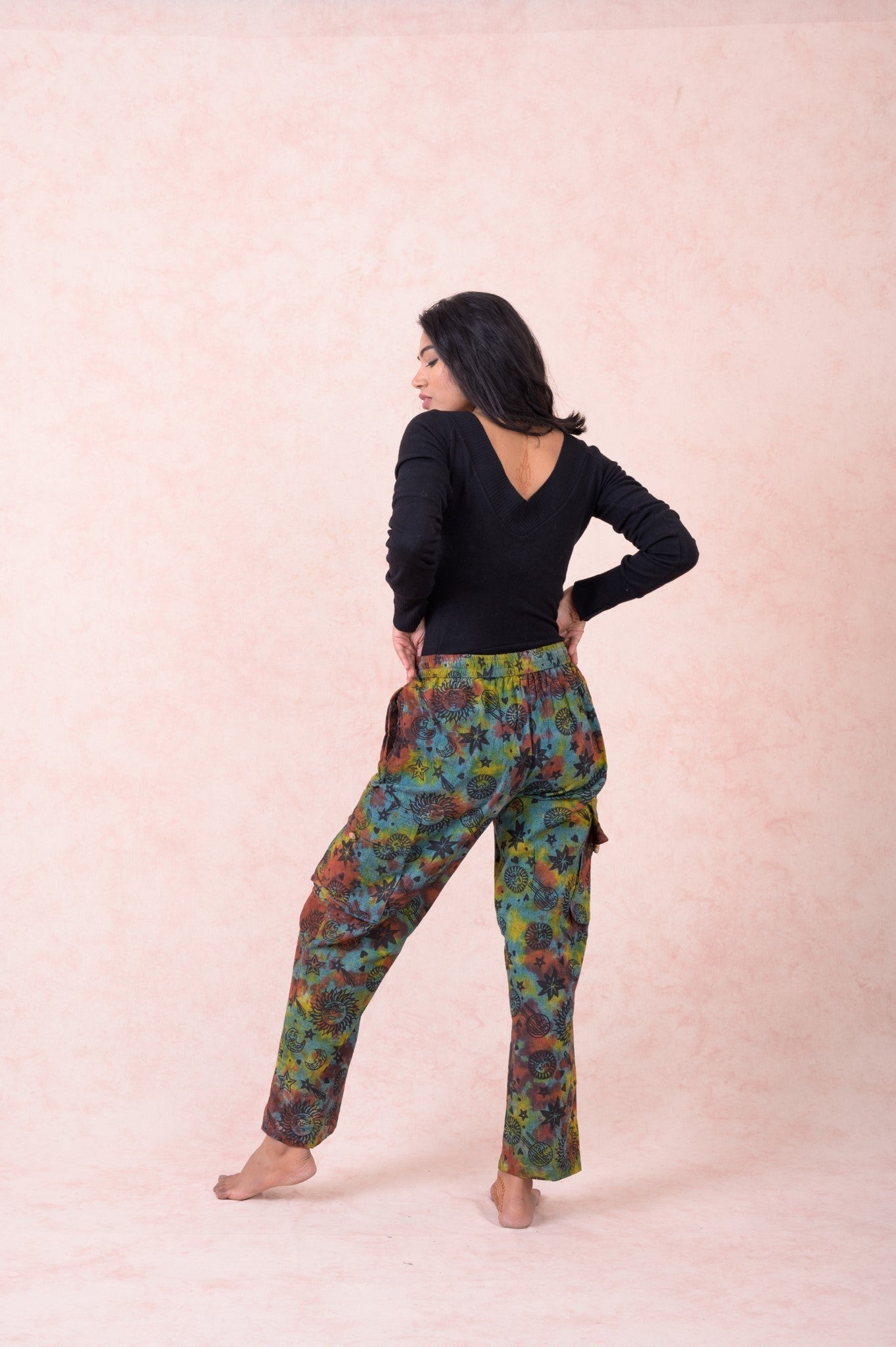 Rhea Party-Camo Pants Grey / Large