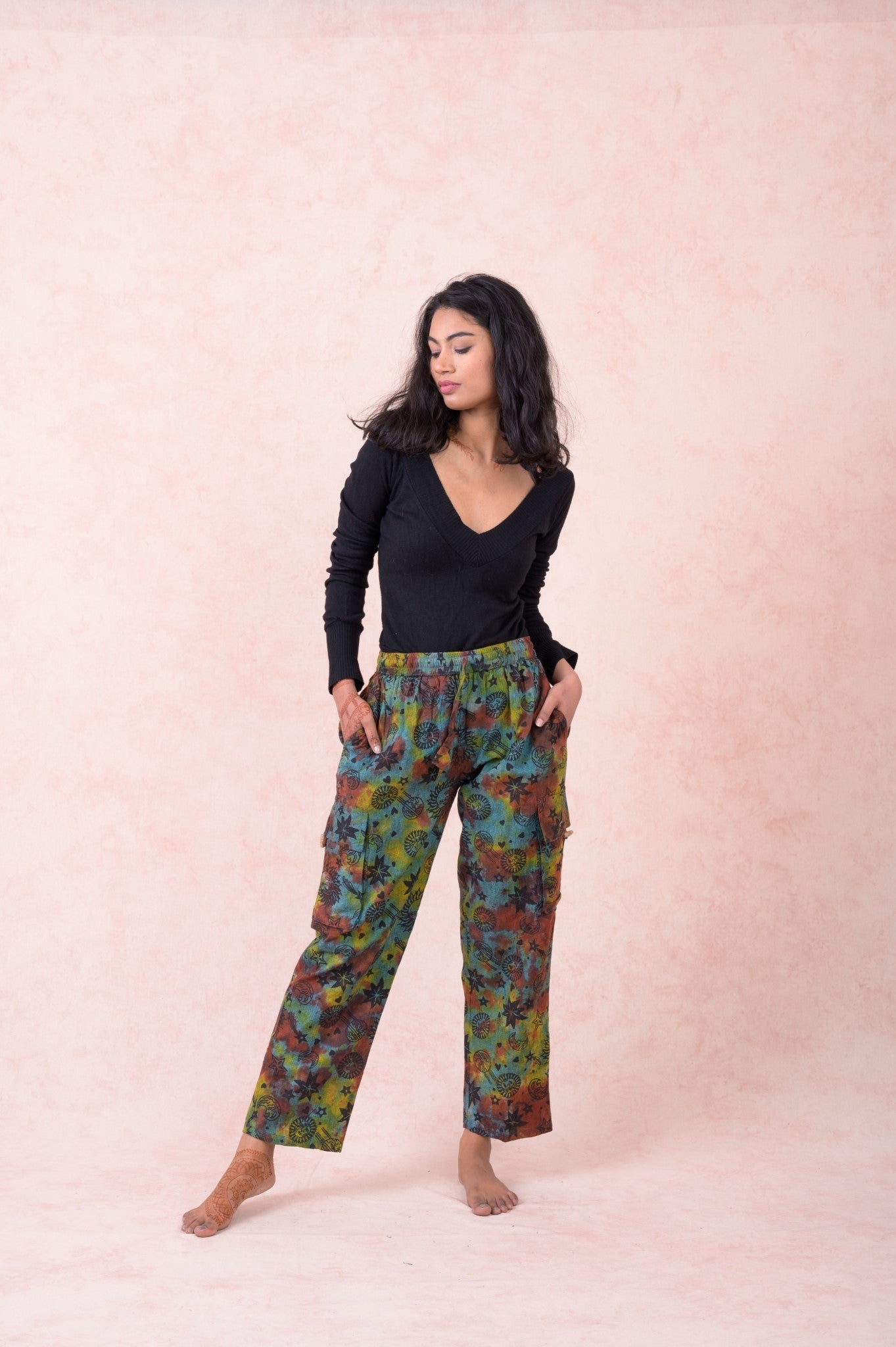 Rhea Party-Camo Pants Grey / 2XLarge