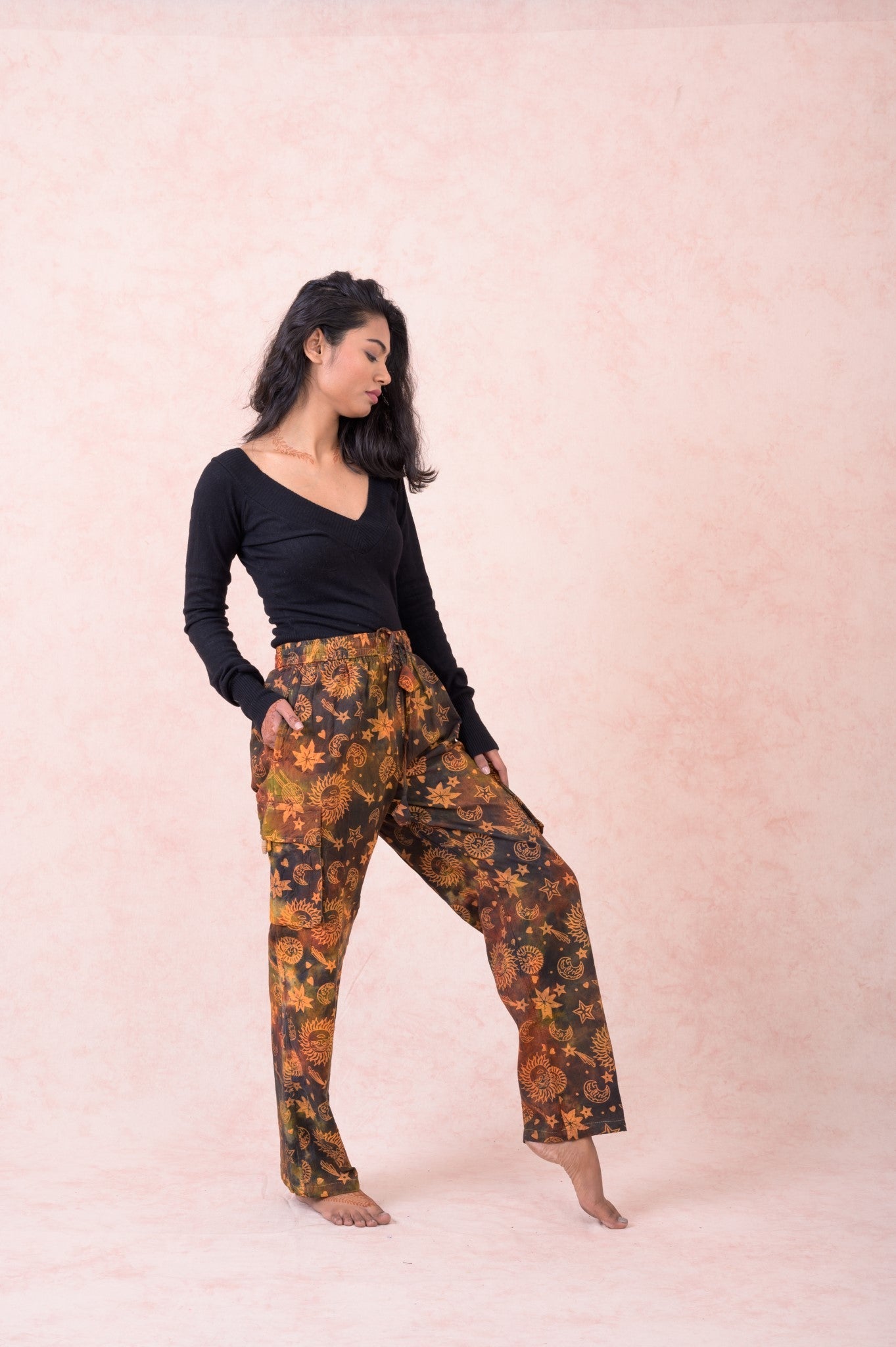 Rhea Party-Camo Pants Grey / Small