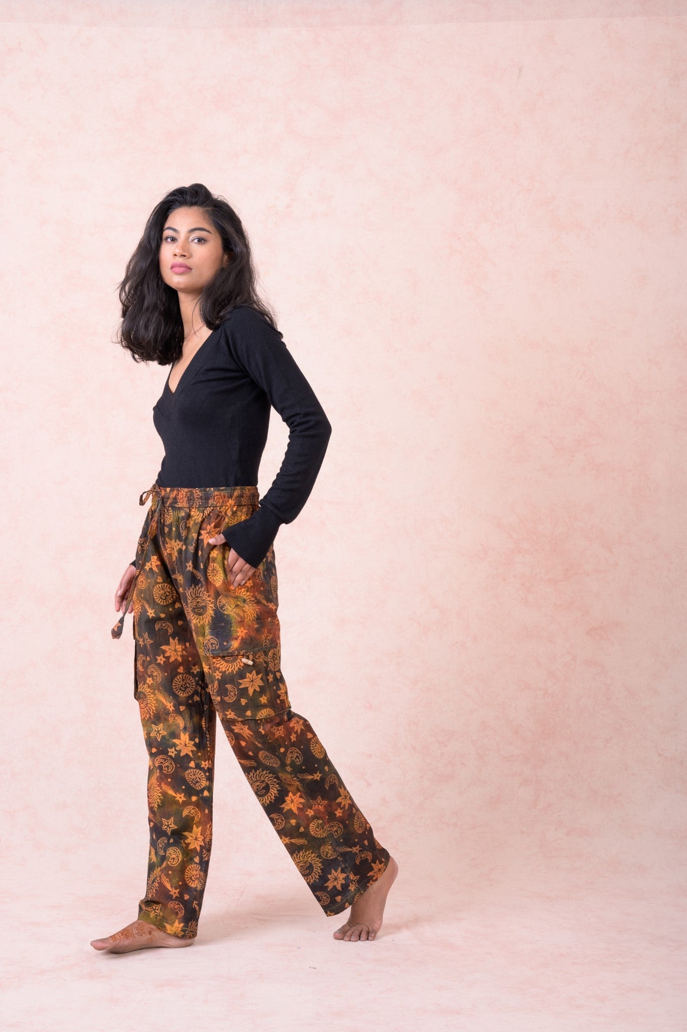 Rhea Party-Camo Pants Grey / Small