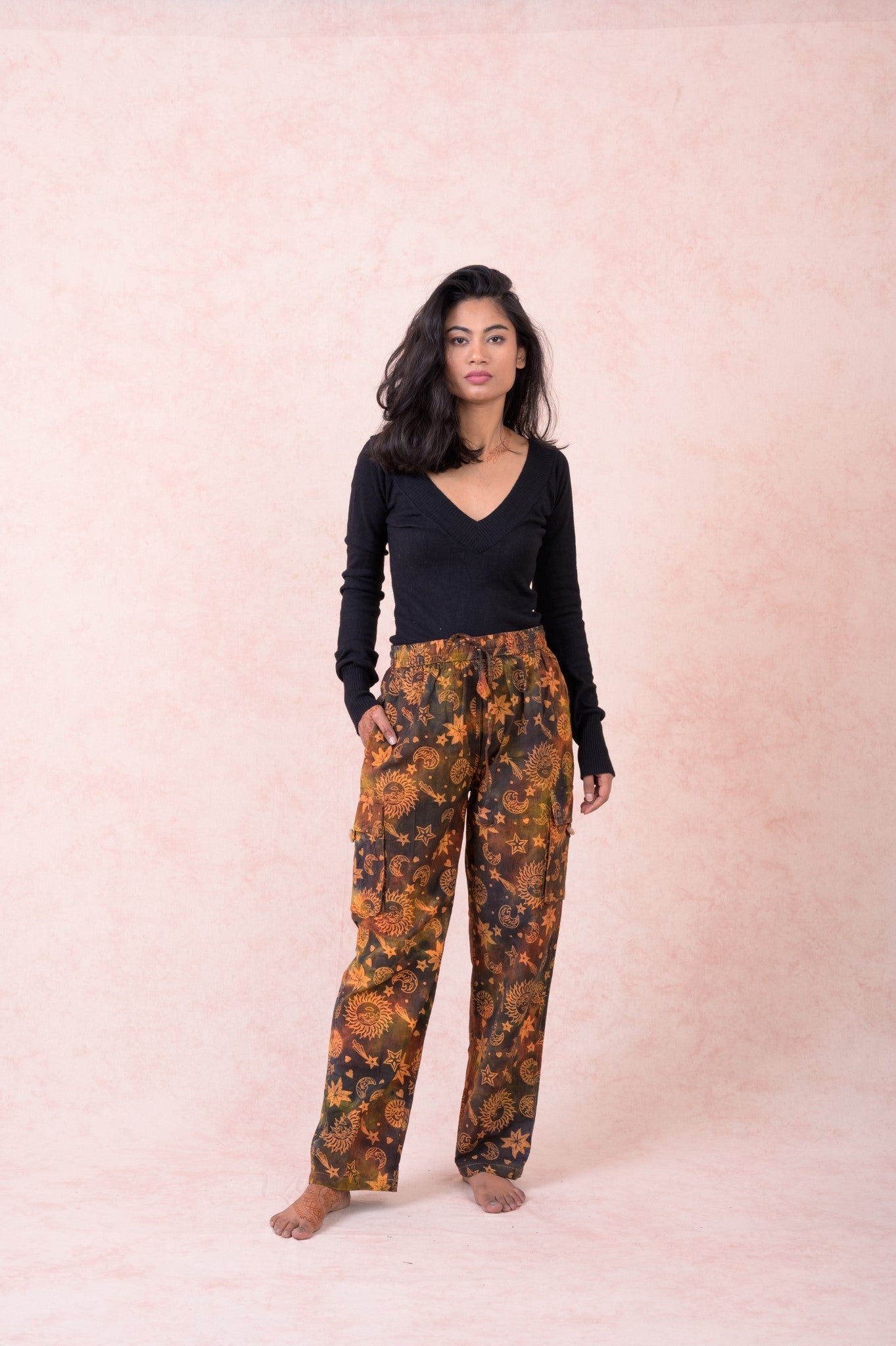 Rhea Party-Camo Pants Grey / Small