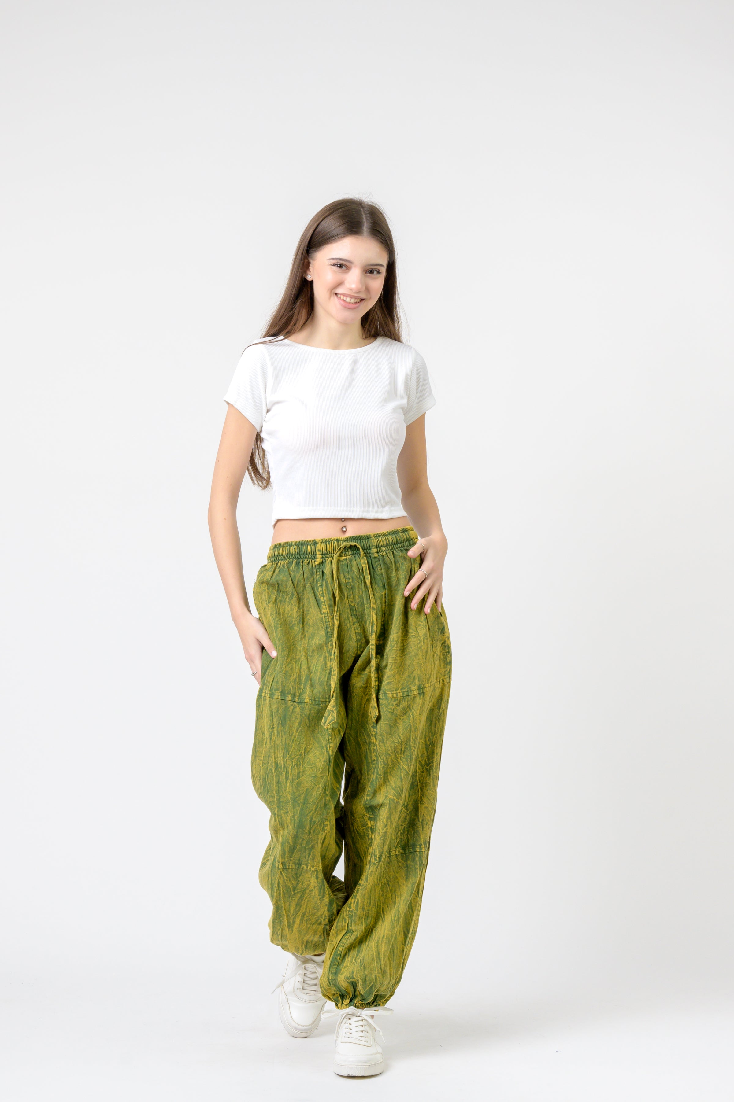 Rhea Tie-Front Yoga Pants