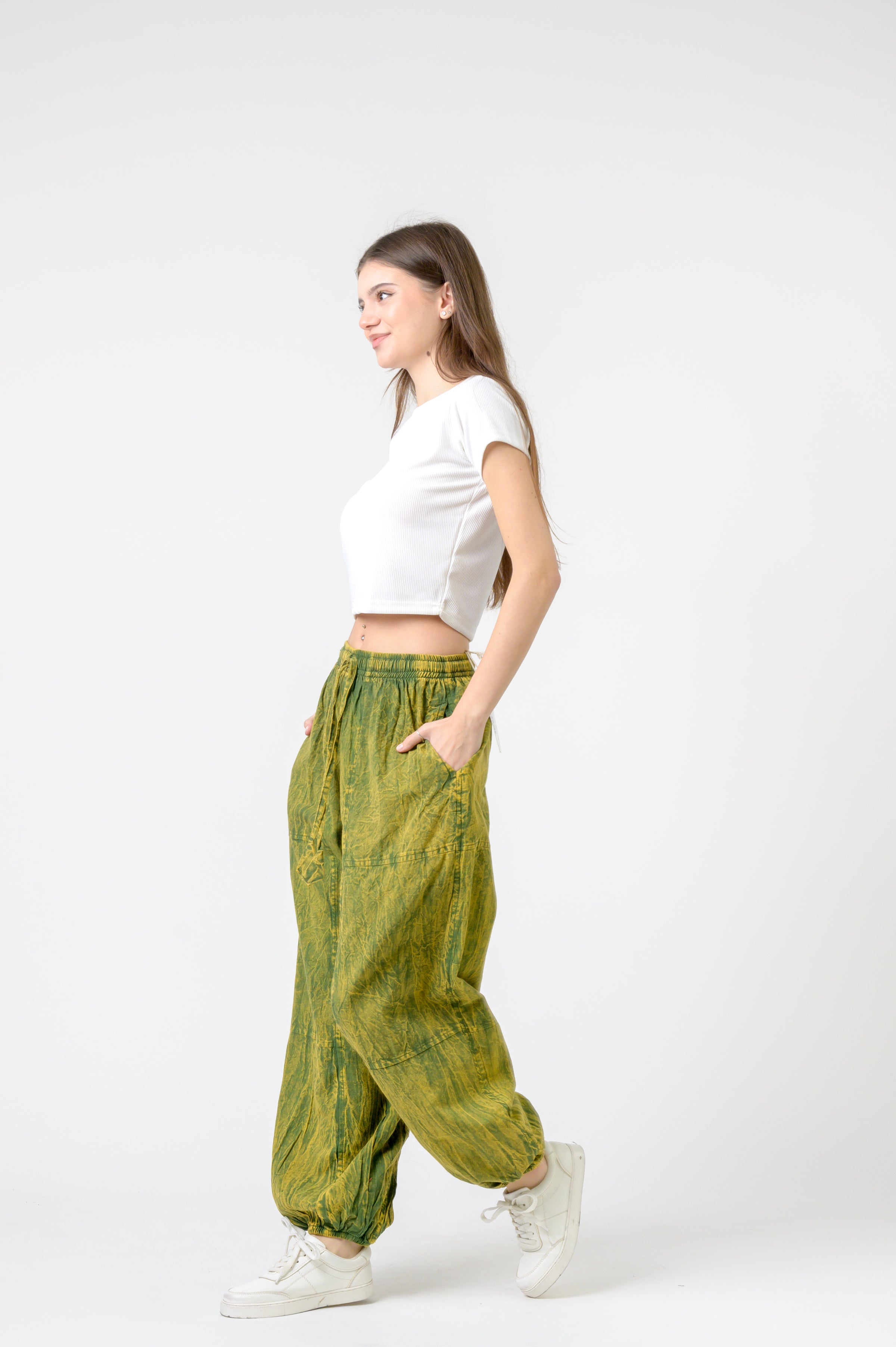 Rhea Tie-Front Yoga Pants