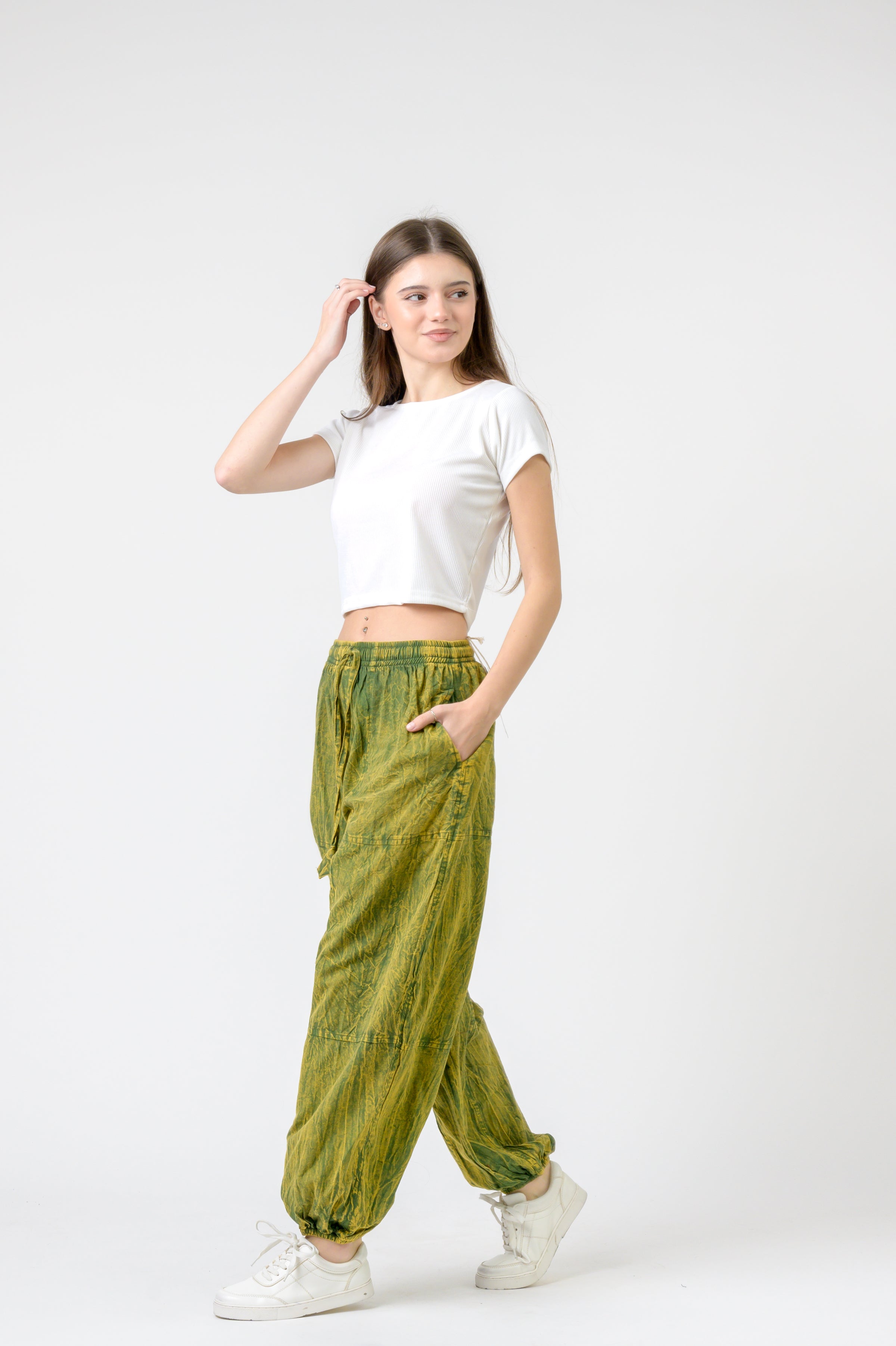 Rhea Tie-Front Yoga Pants