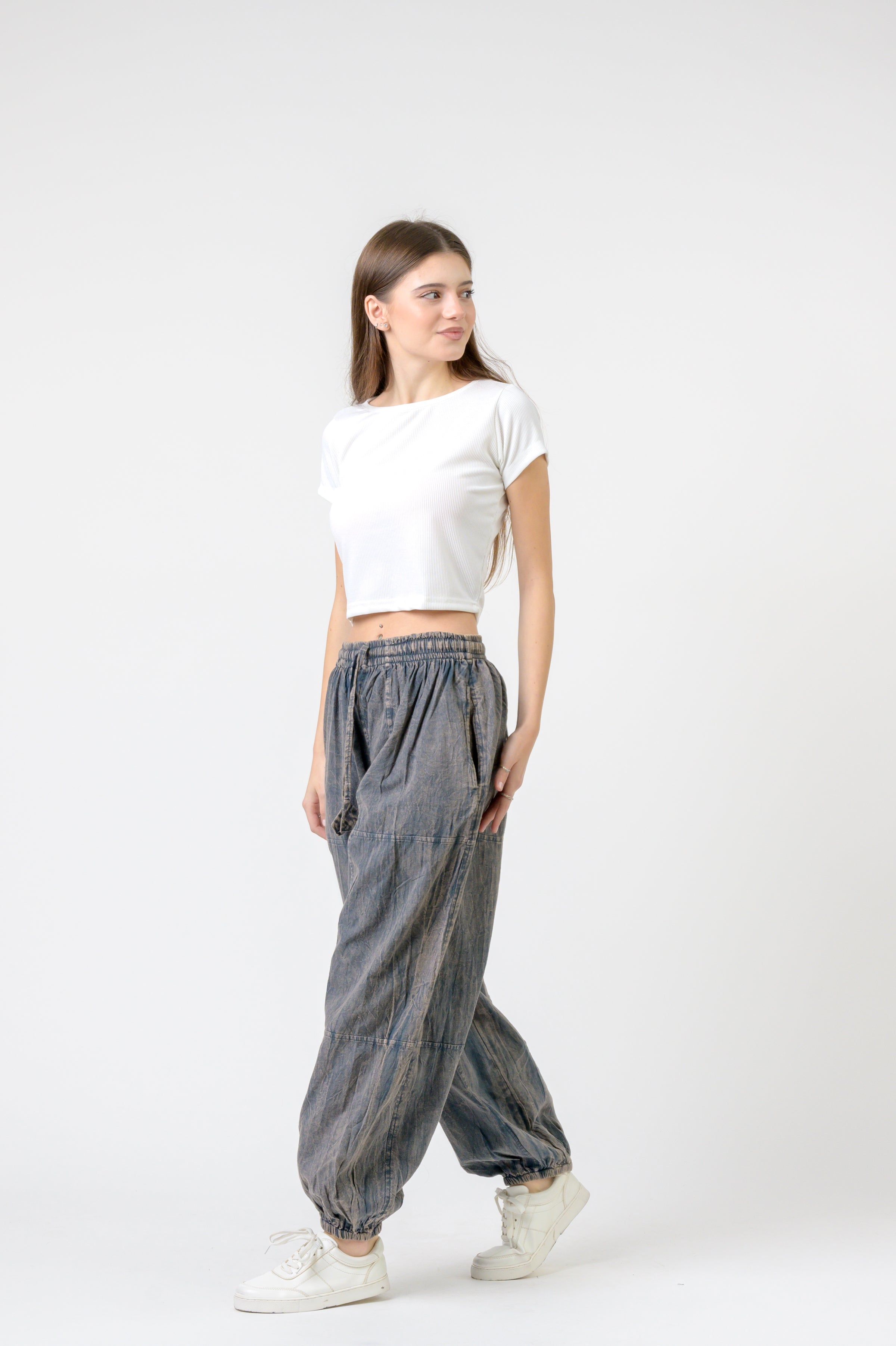 Rhea Tie-Front Yoga Pants