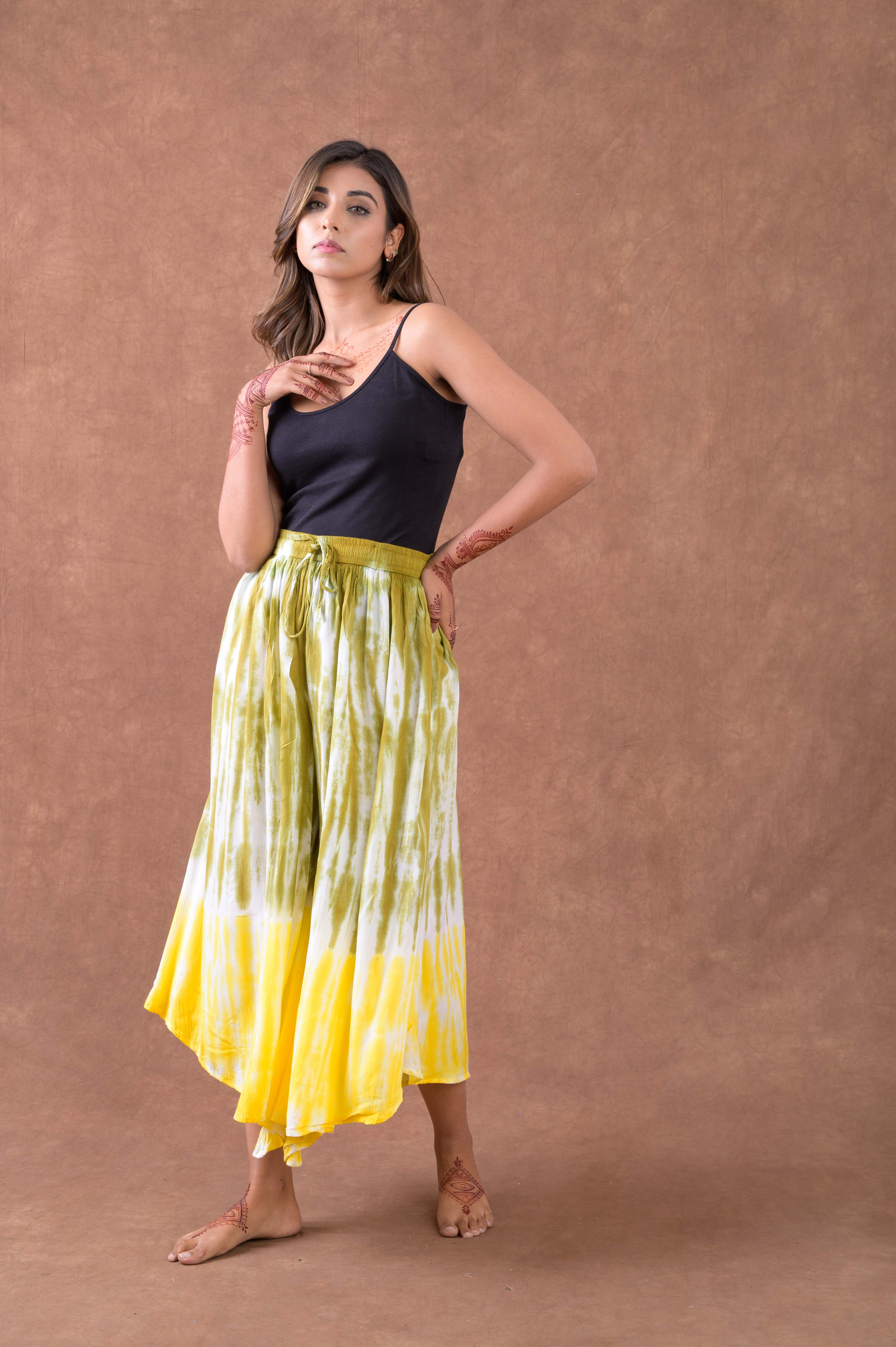 Rhea Pattern Print Pants