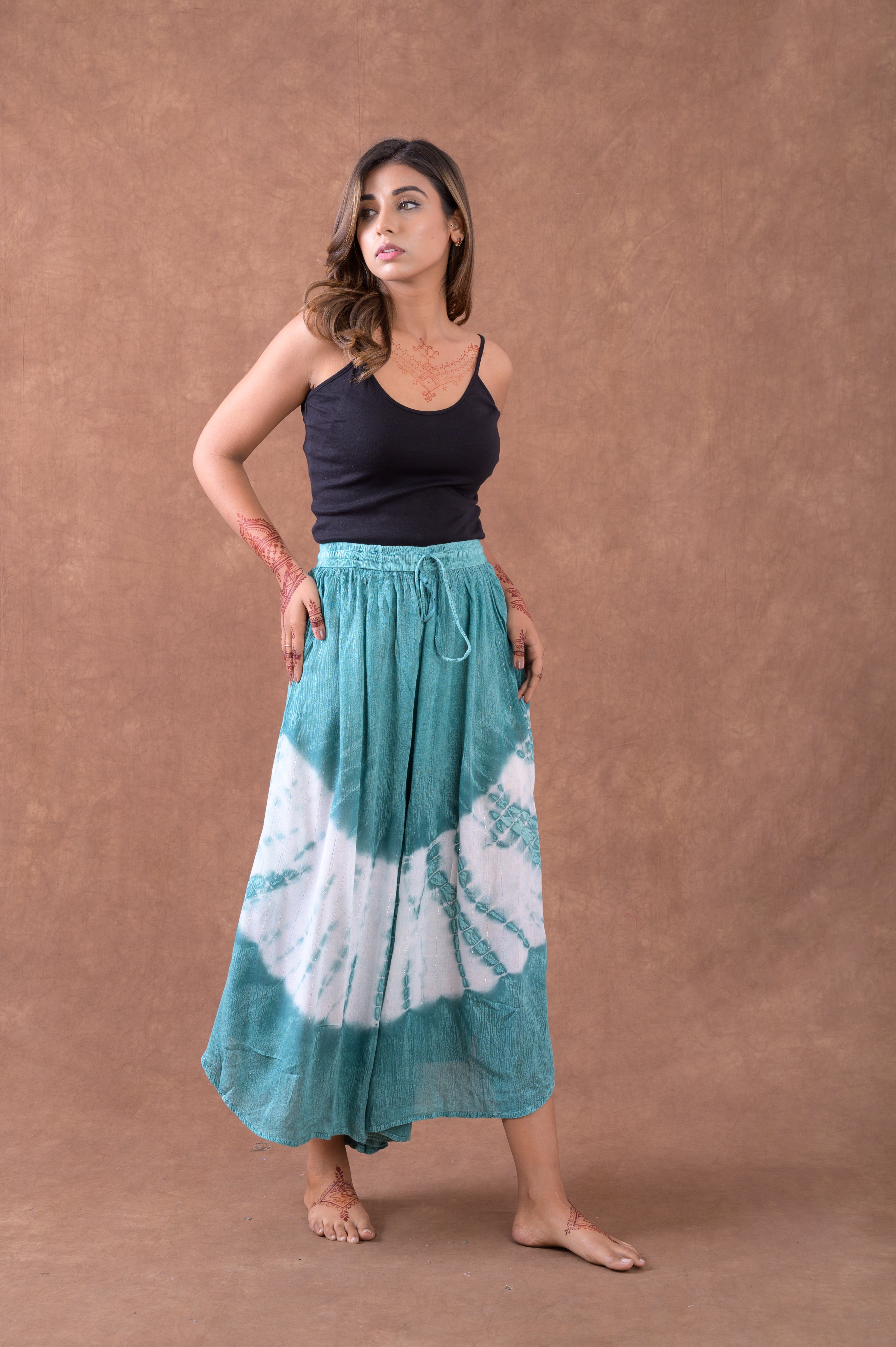 Rhea Pattern Print Pants