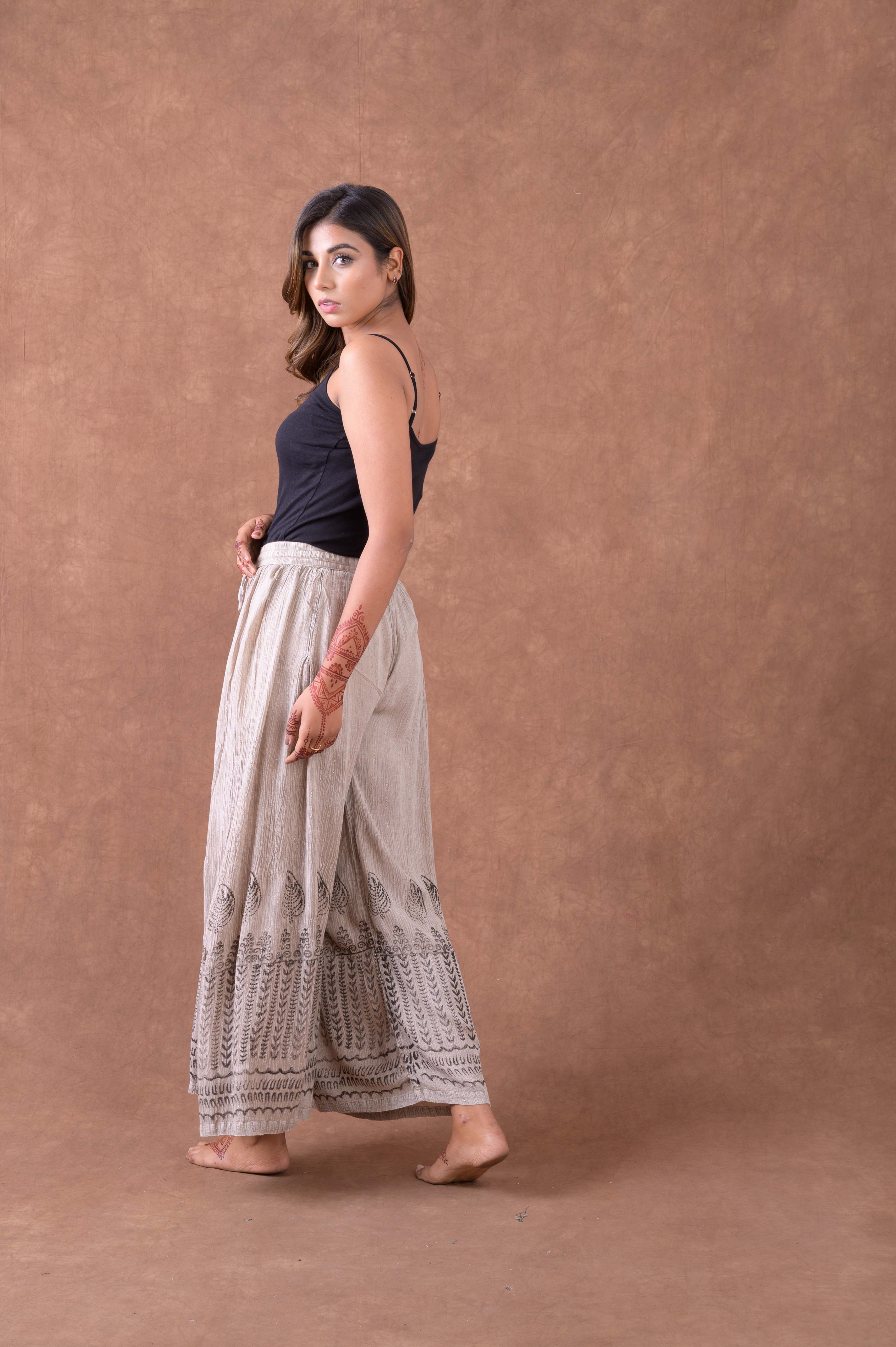 Rhea Pattern Print Pants