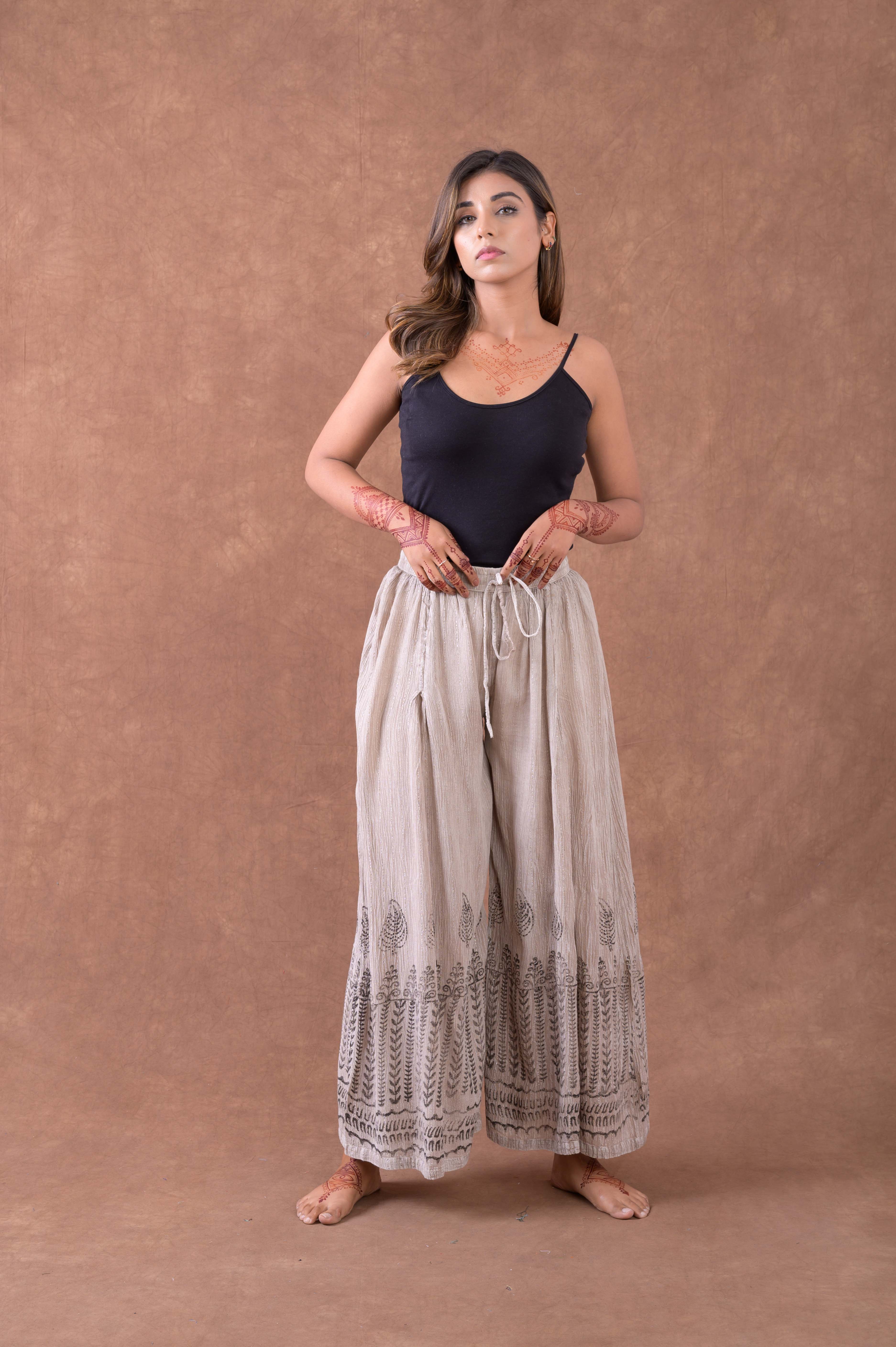 Rhea Pattern Print Pants