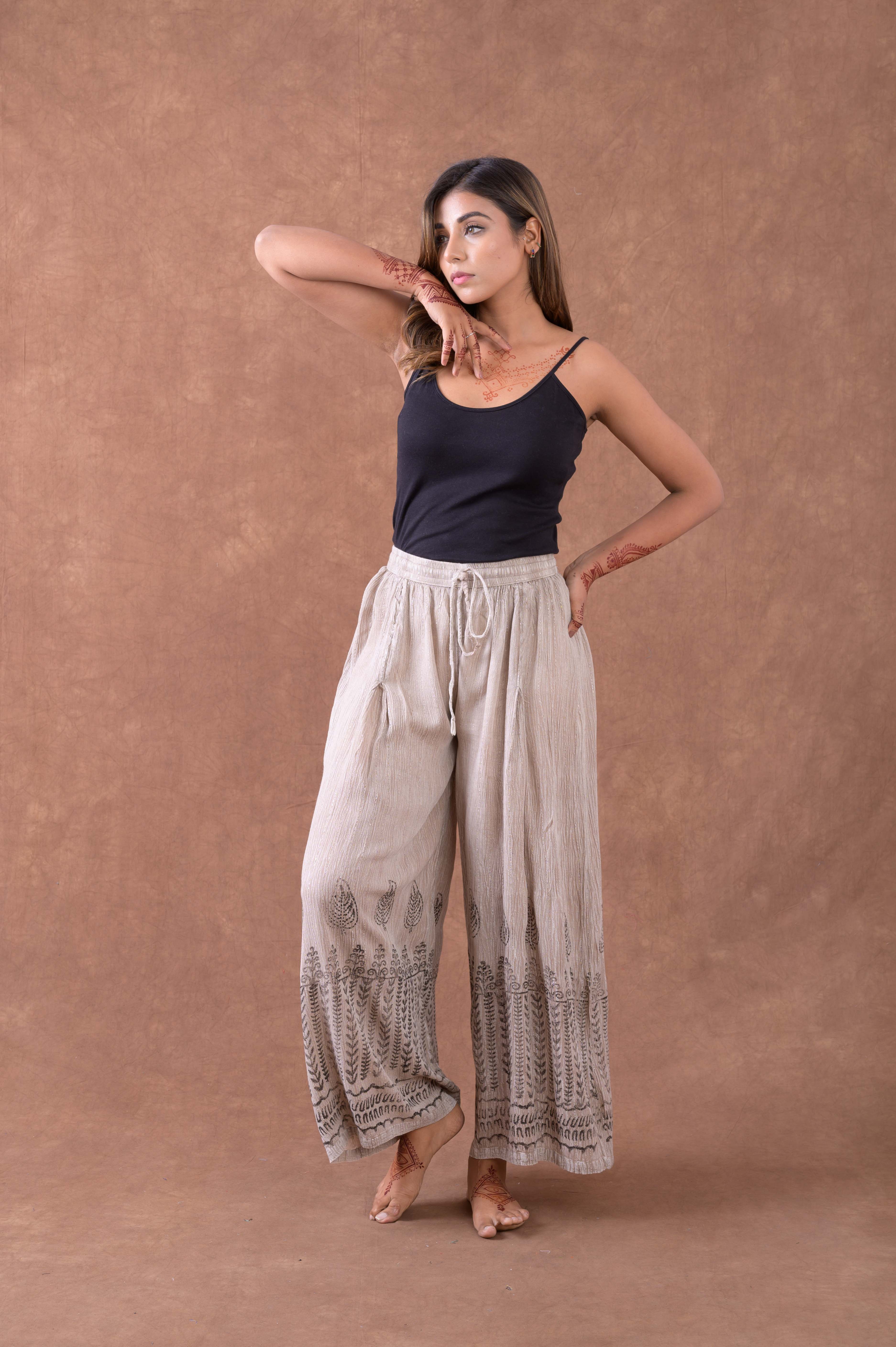 Rhea Pattern Print Pants
