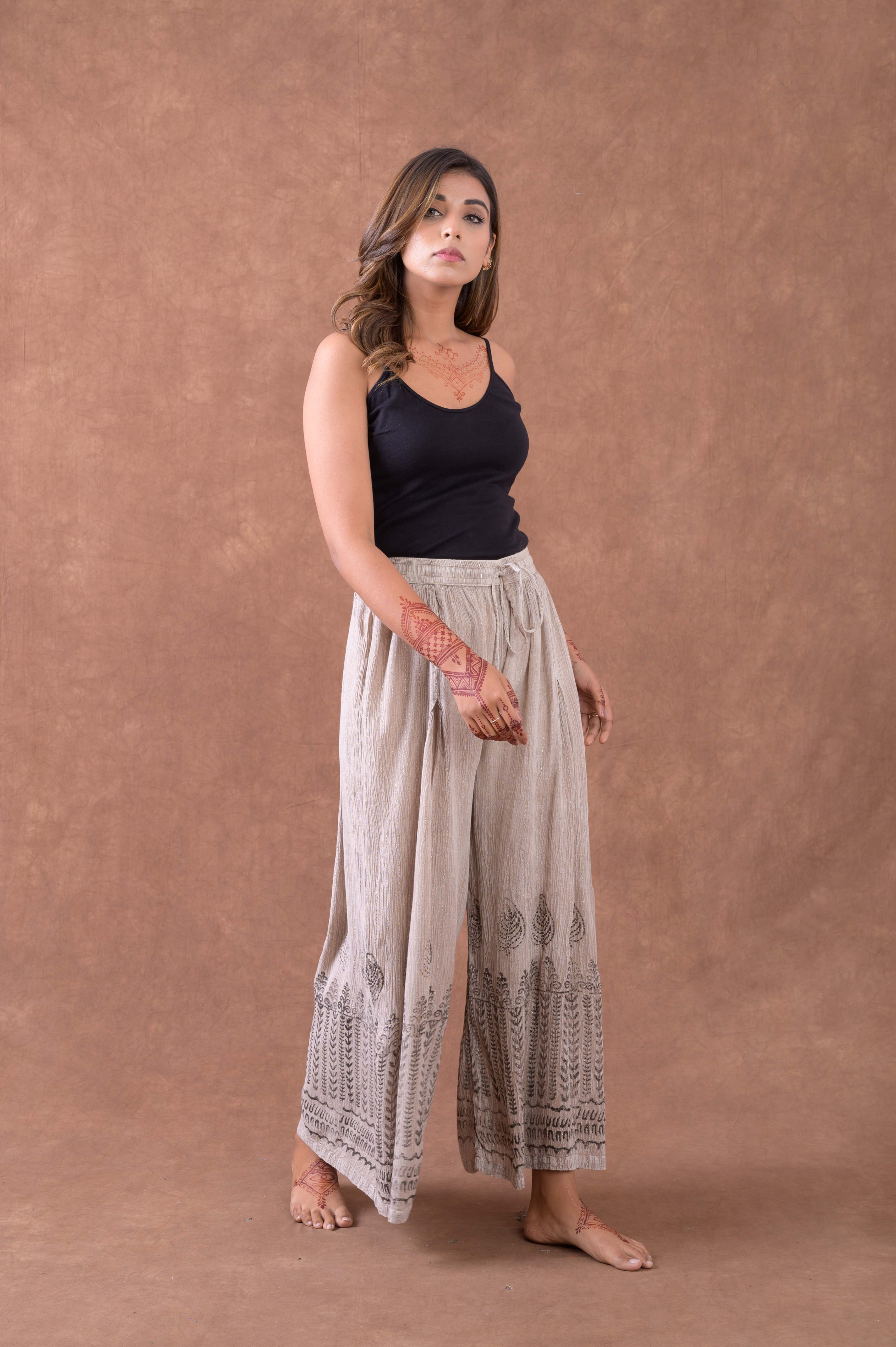 Rhea Pattern Print Pants
