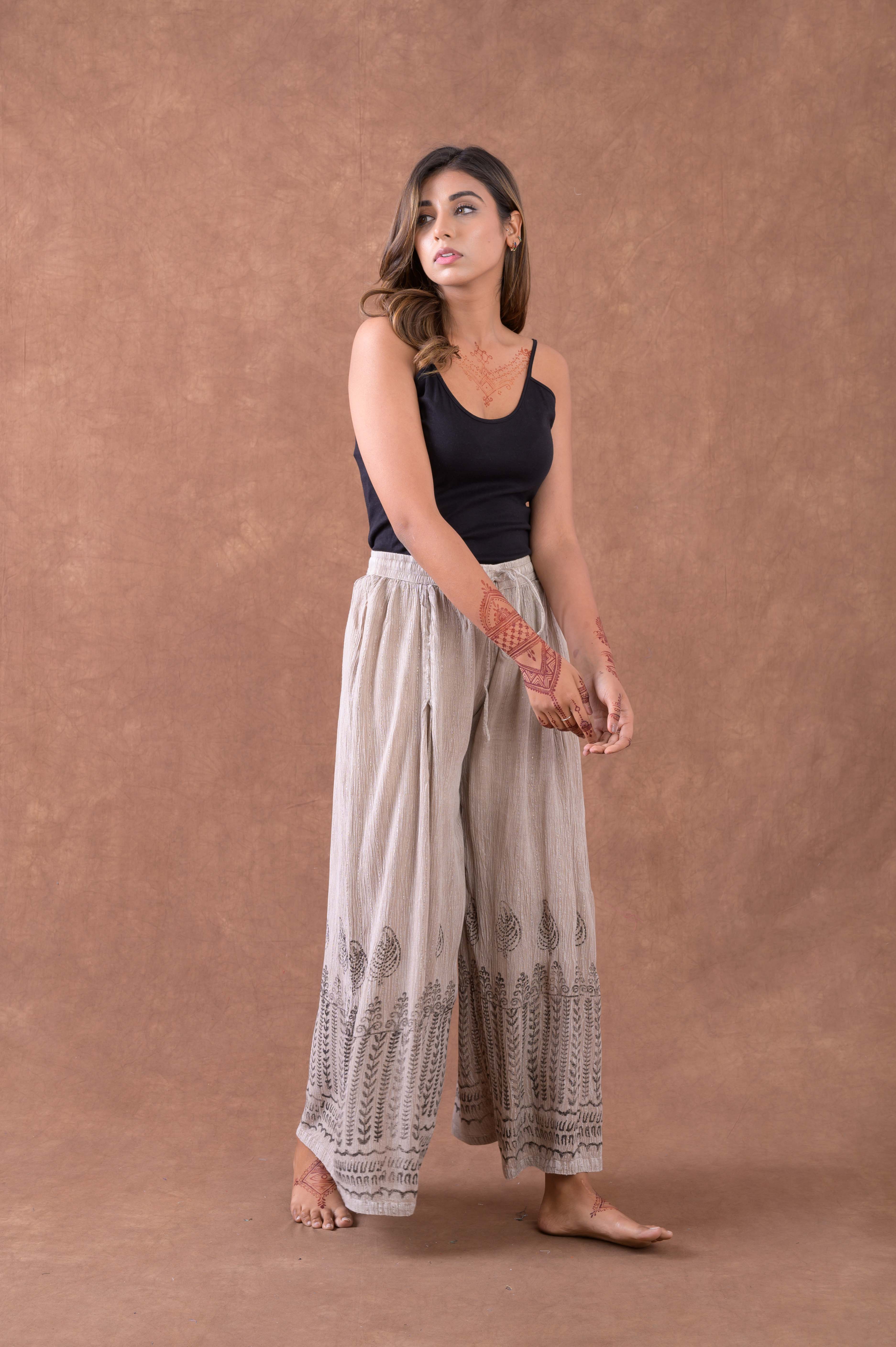 Rhea Pattern Print Pants