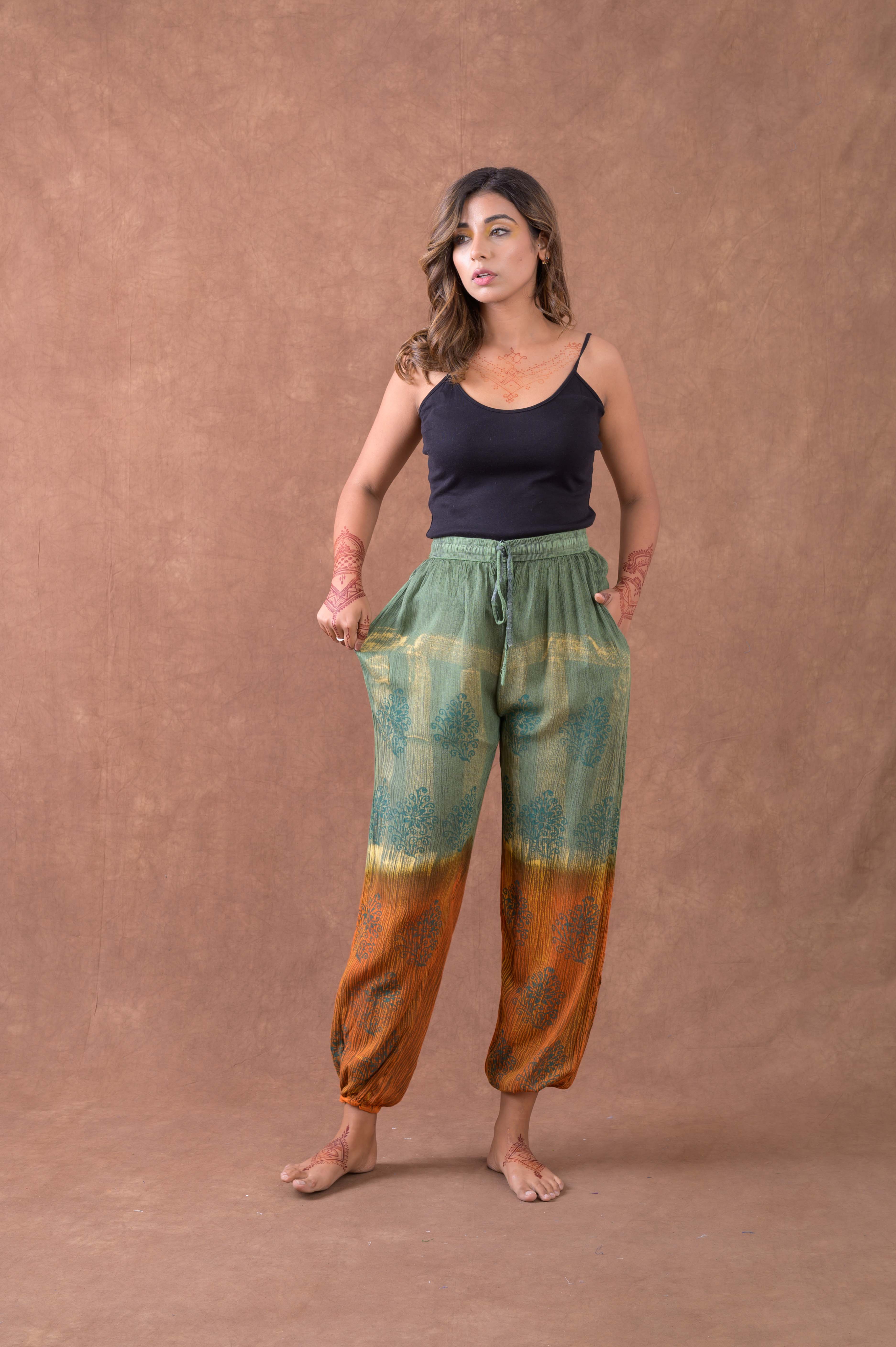 Rhea Pattern Print Pants