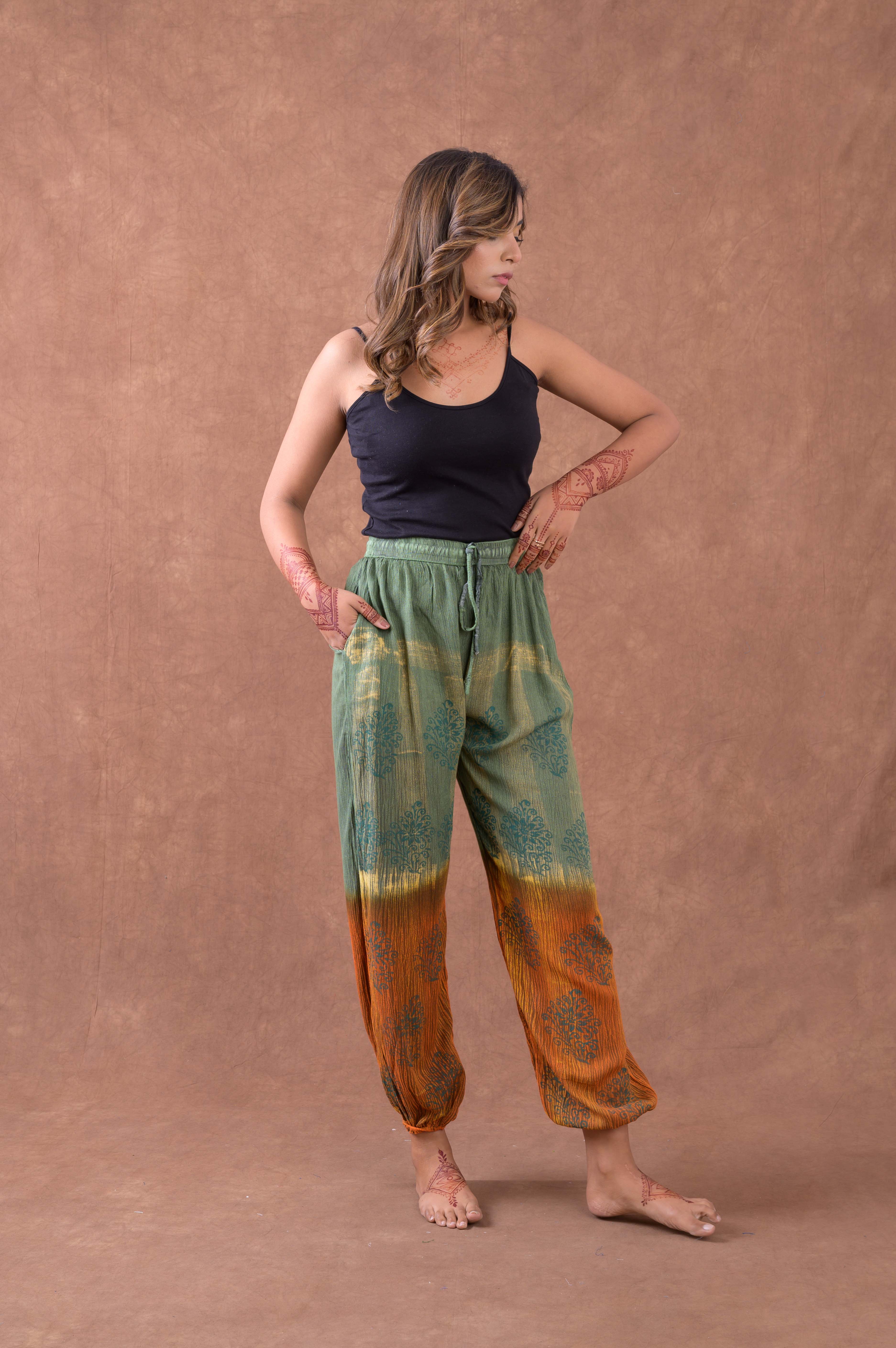 Rhea Pattern Print Pants