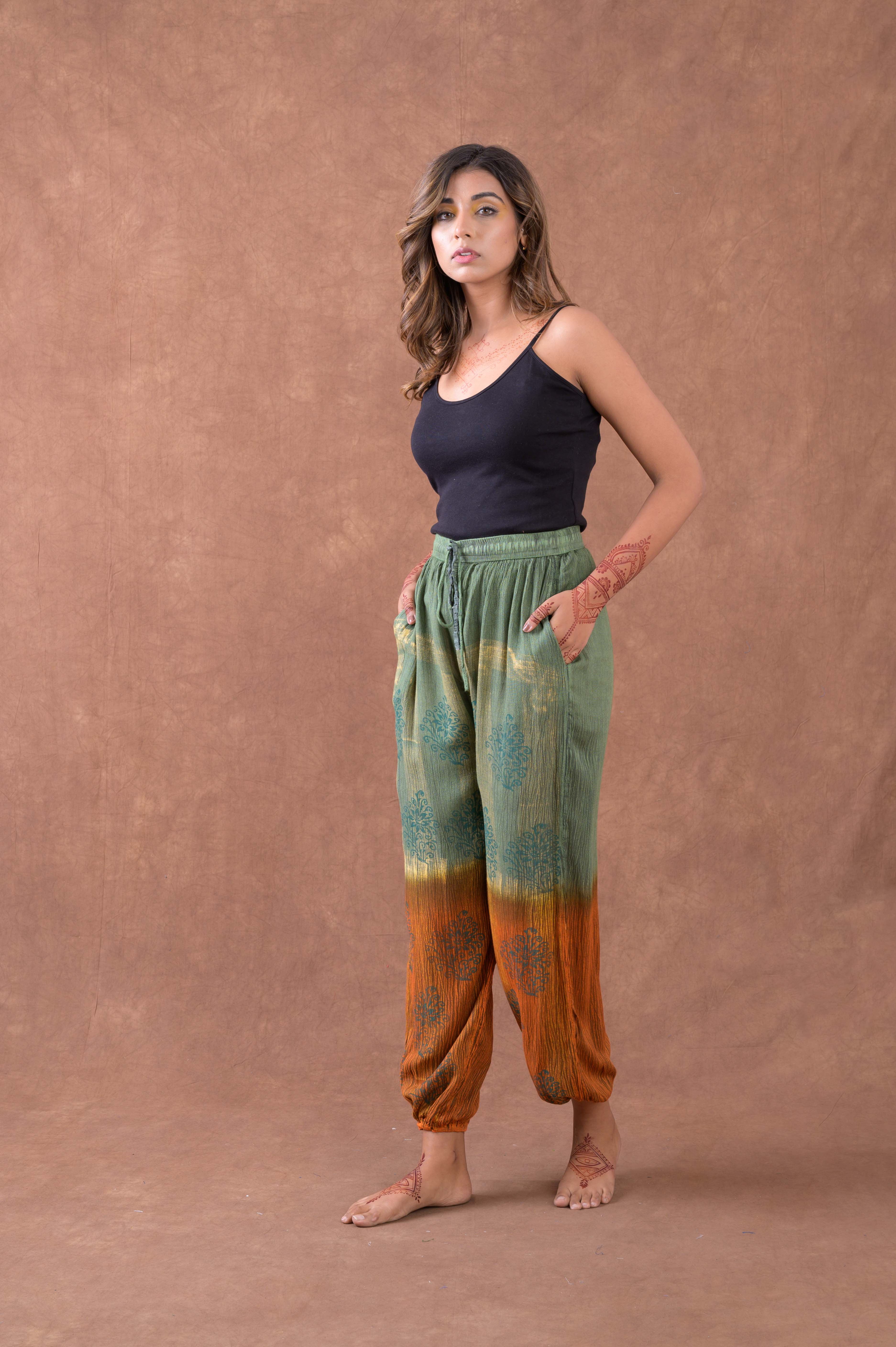 Rhea Pattern Print Pants
