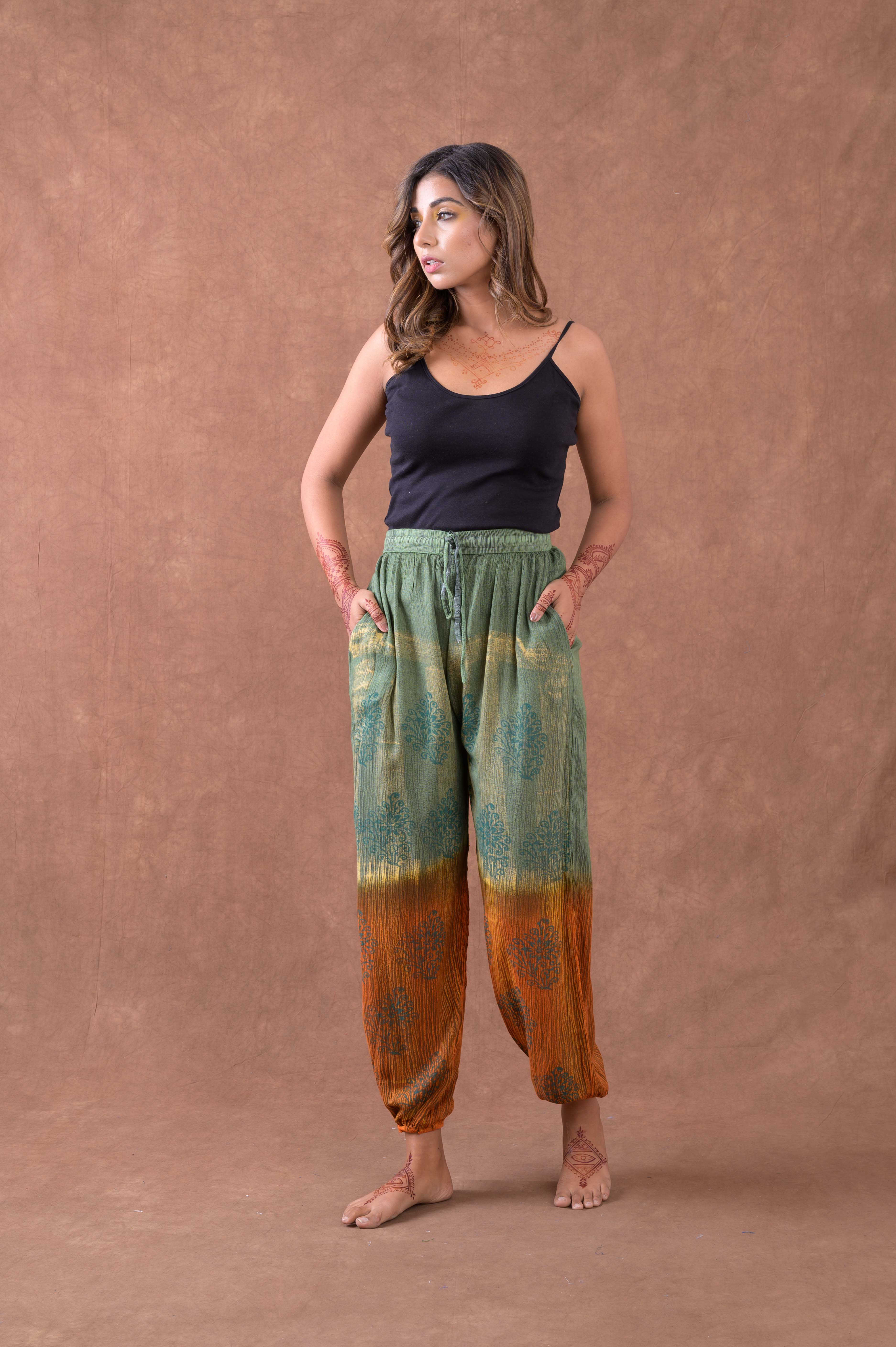 Rhea Pattern Print Pants