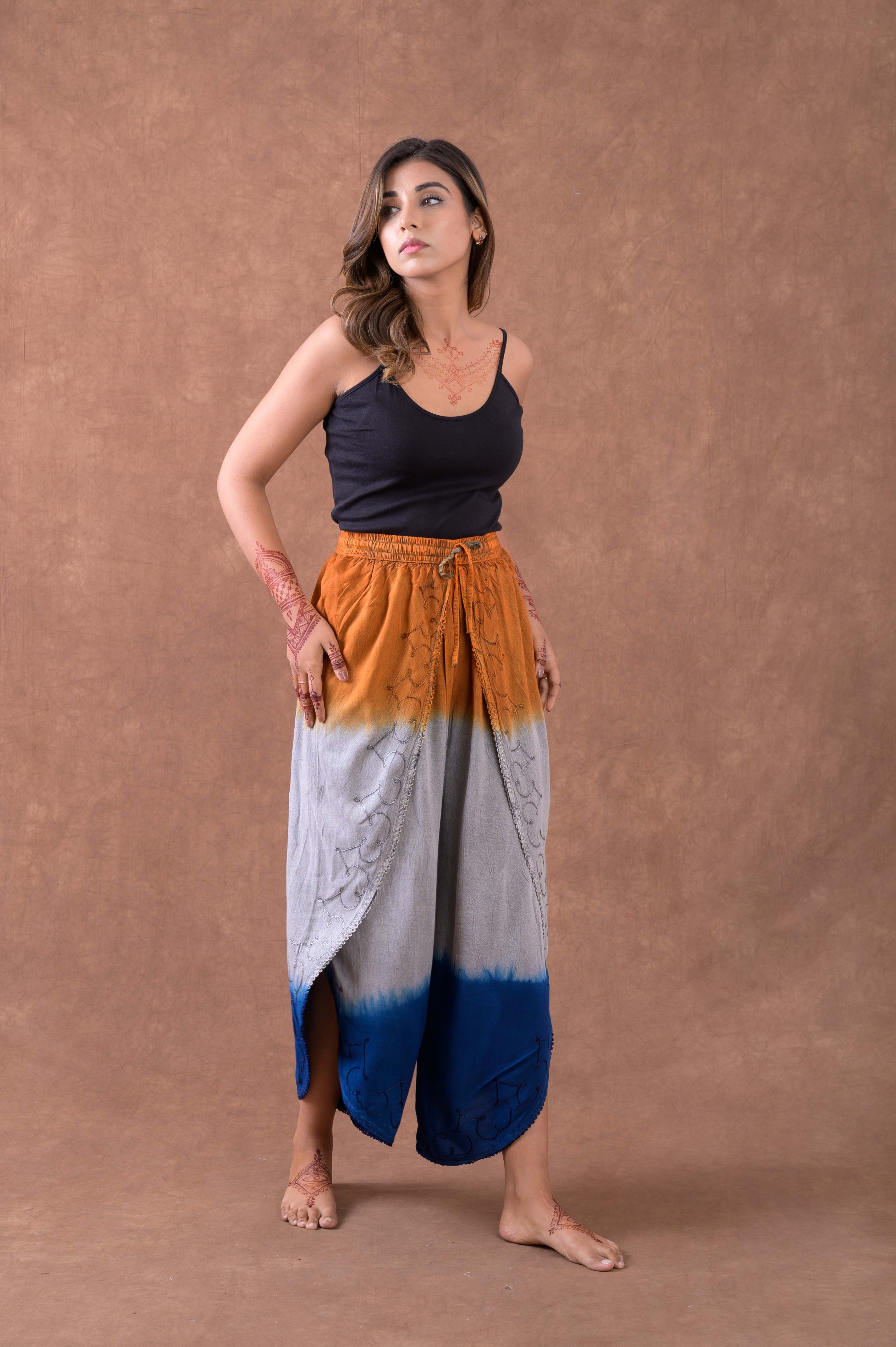 Rhea Pattern Print Pants