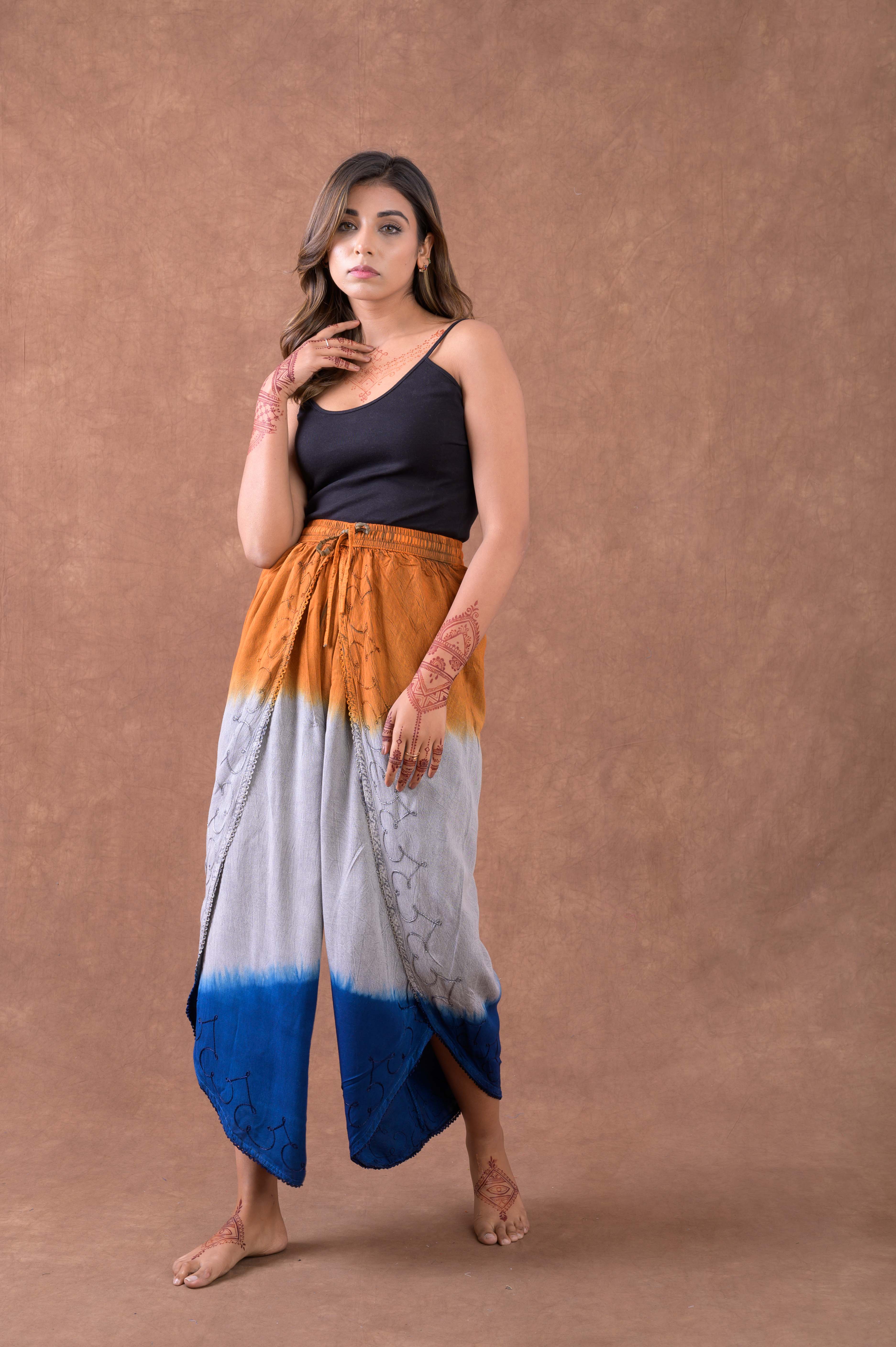 Rhea Pattern Print Pants