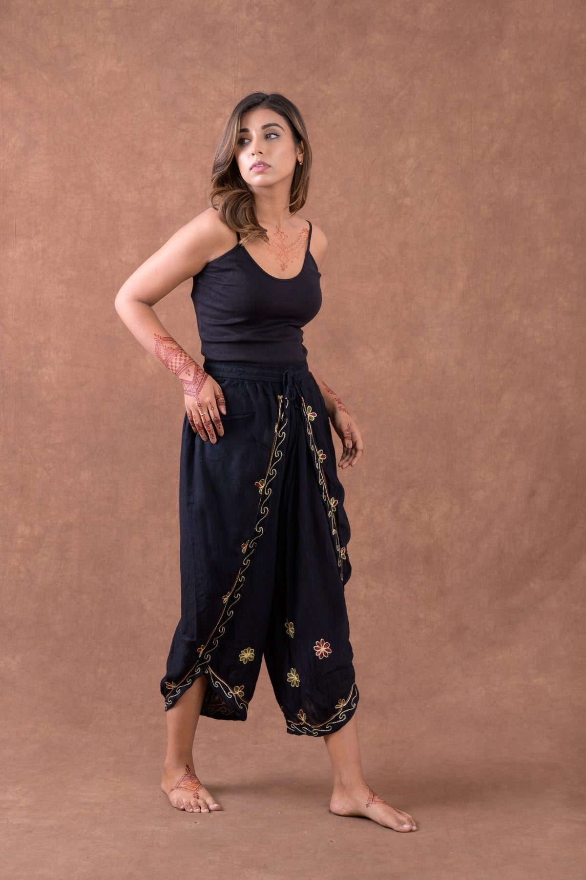 Rhea Fancy Pants Black / One Size