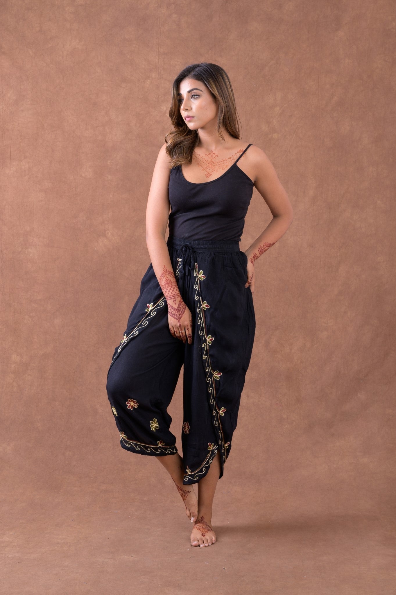 Rhea Fancy Pants Black / One Size
